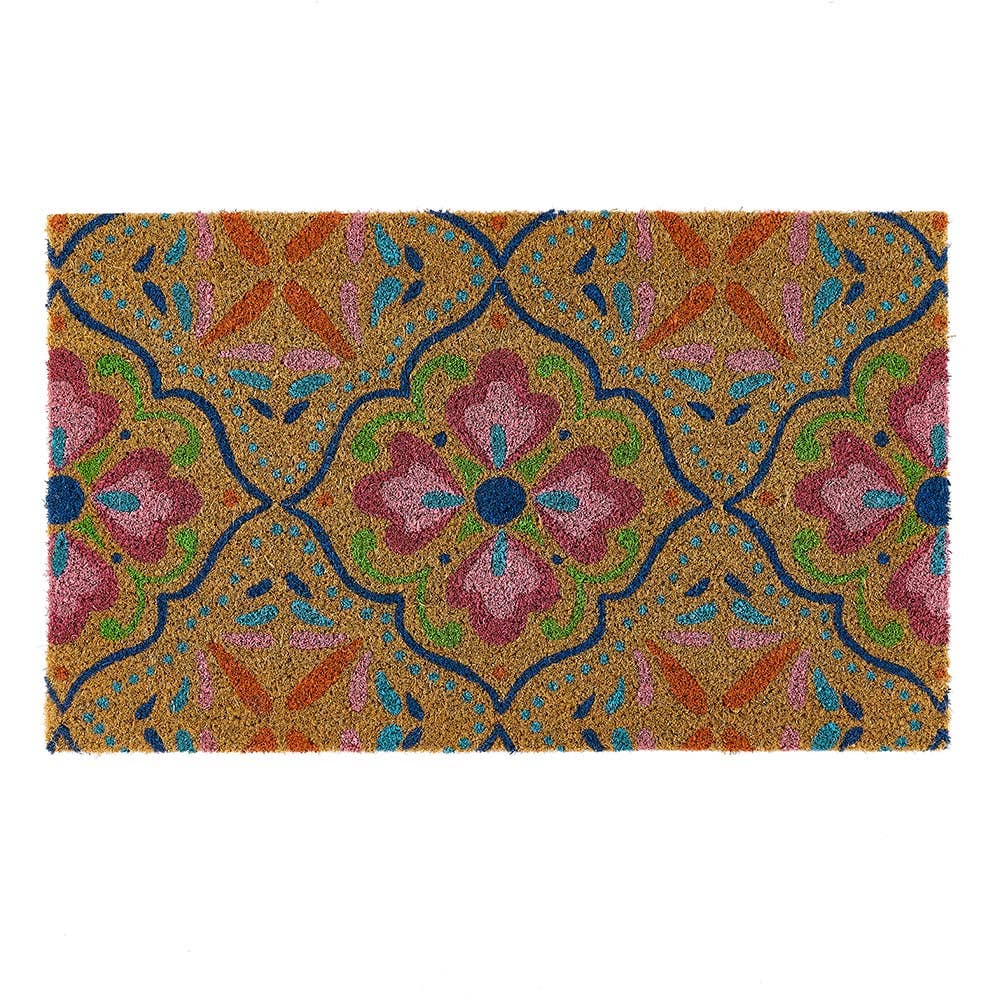 Bright Tile | Coir  Door mat