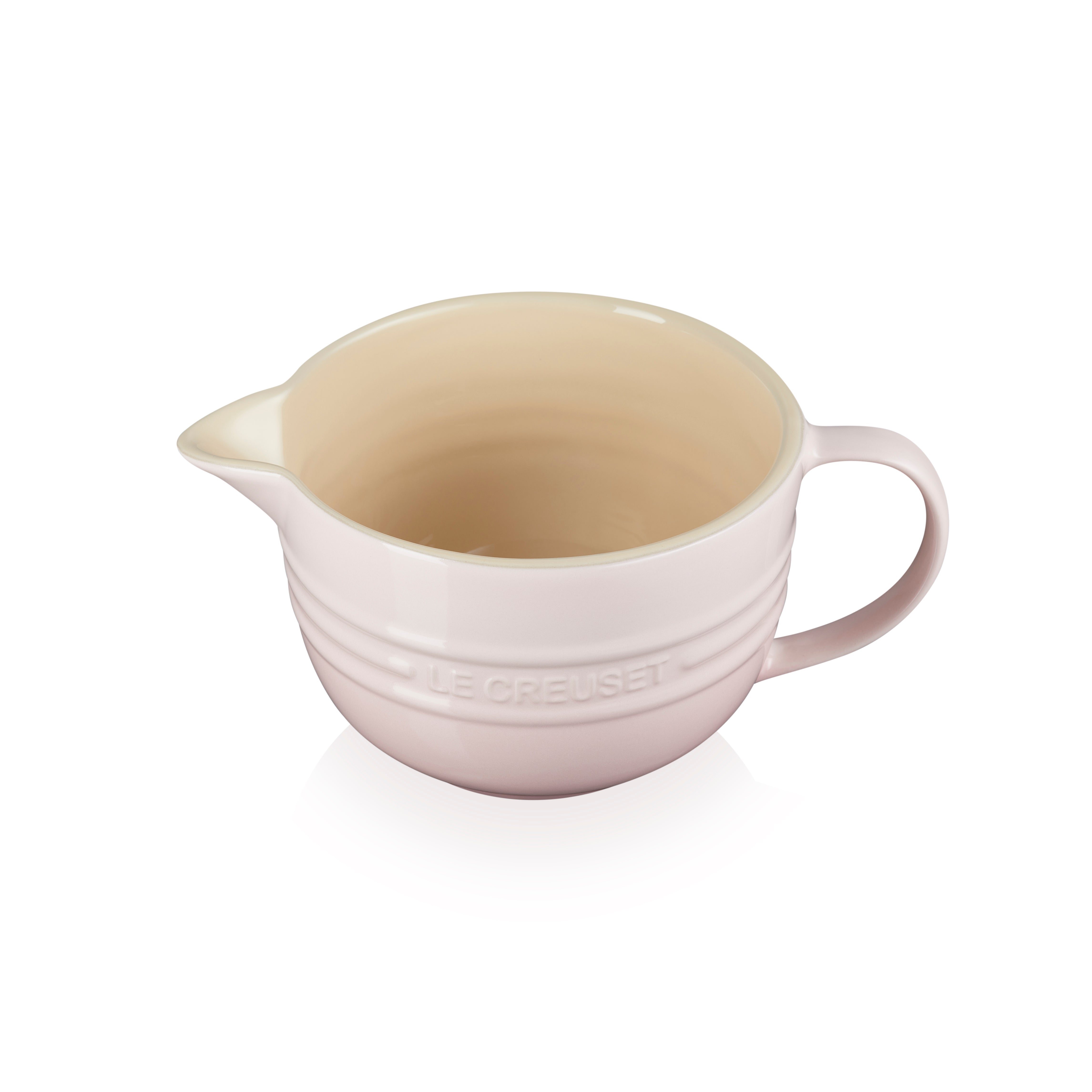 Le Creuset Stoneware Mixing Jug Shell Pink