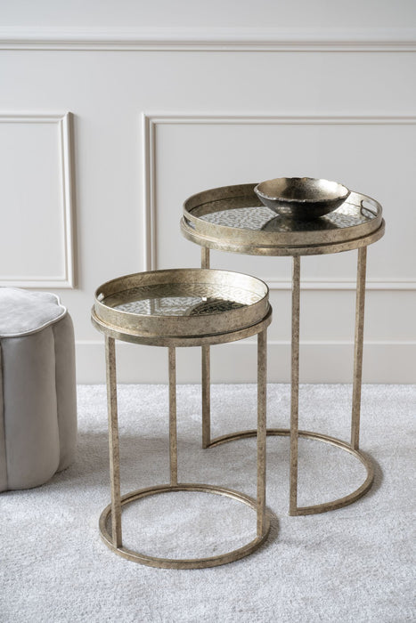 Vienna Antique Gold Nested Tables