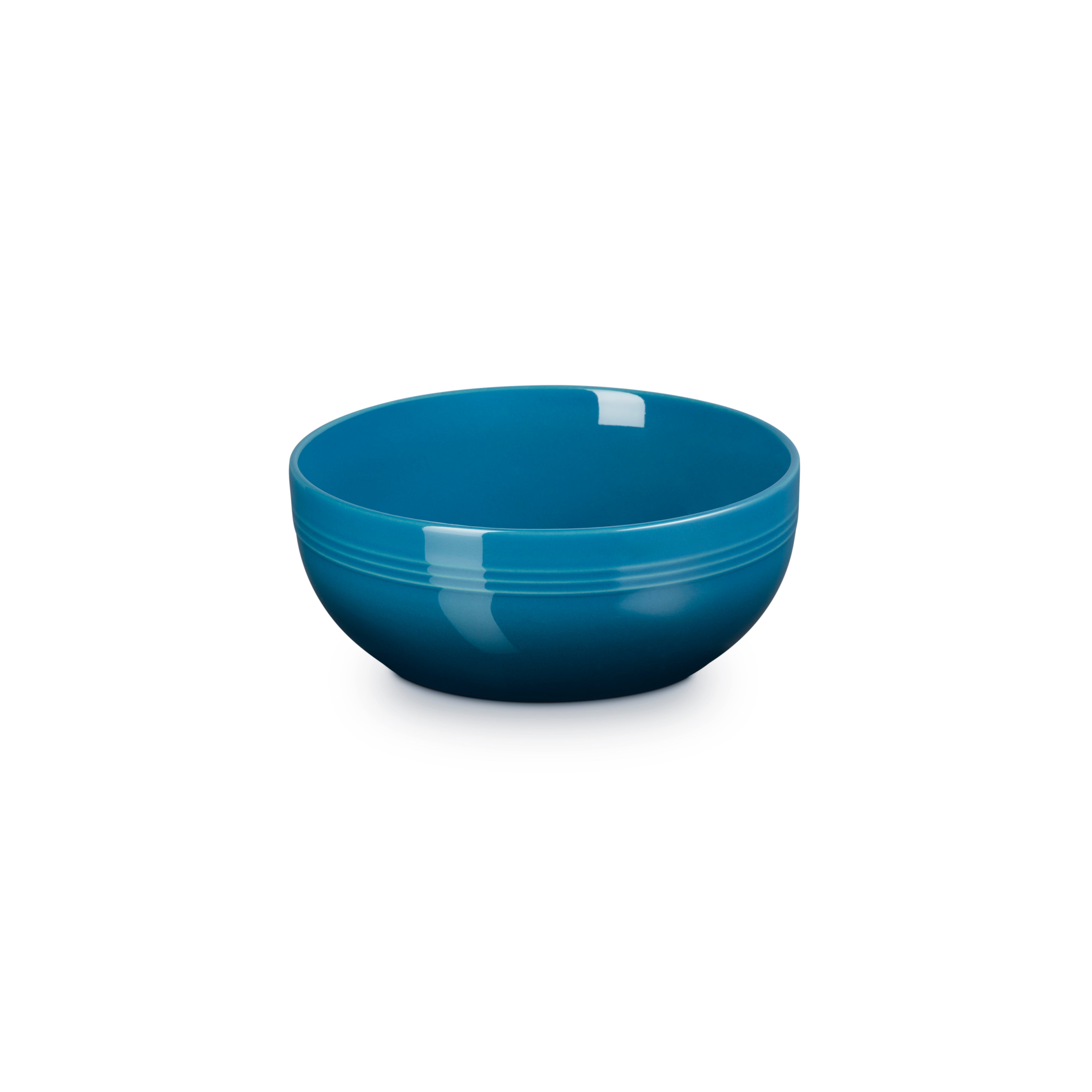 Stoneware Coupe Cereal Bowl 16cm Deep Teal