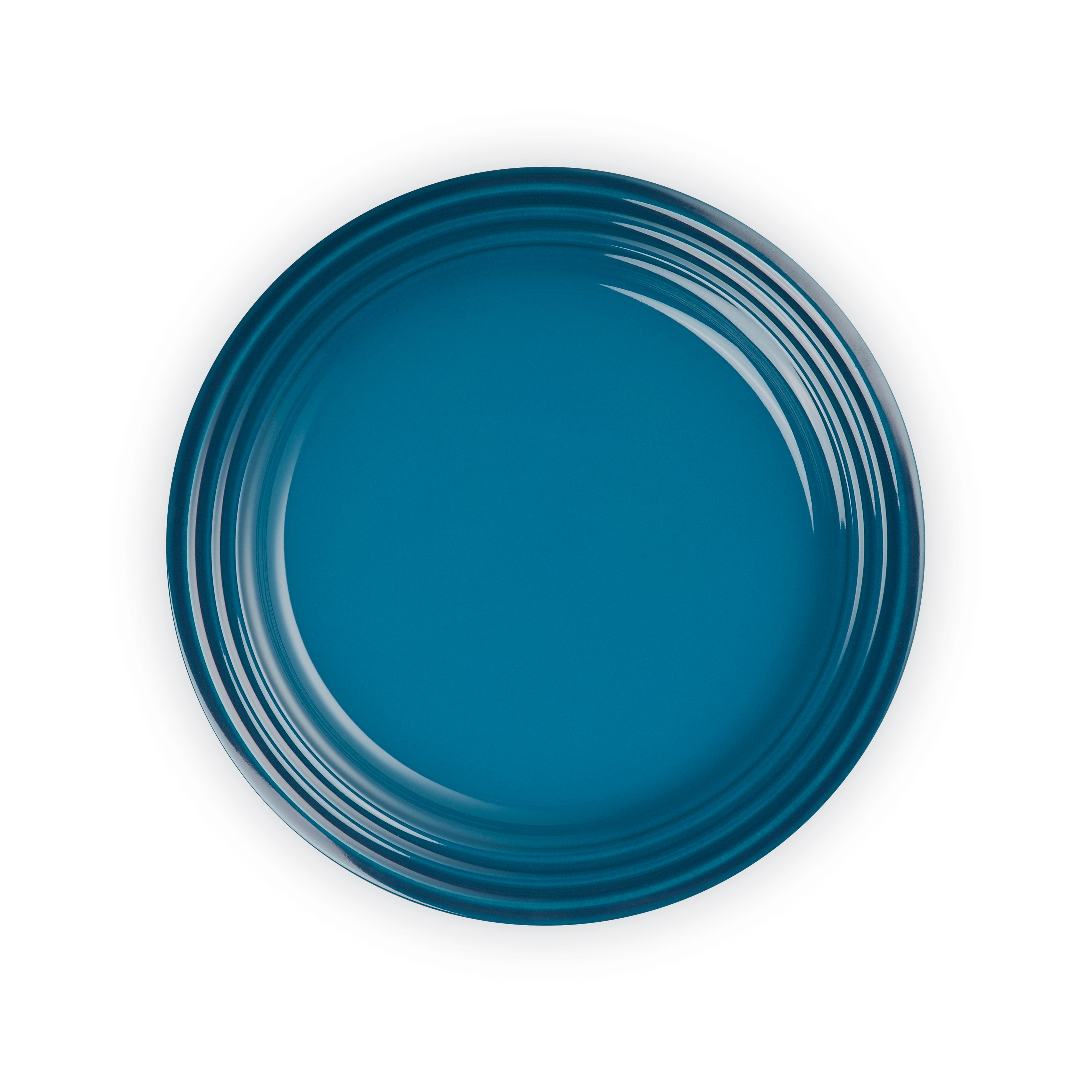 Le Creuset Stoneware Side Plate 22cm Deep Teal