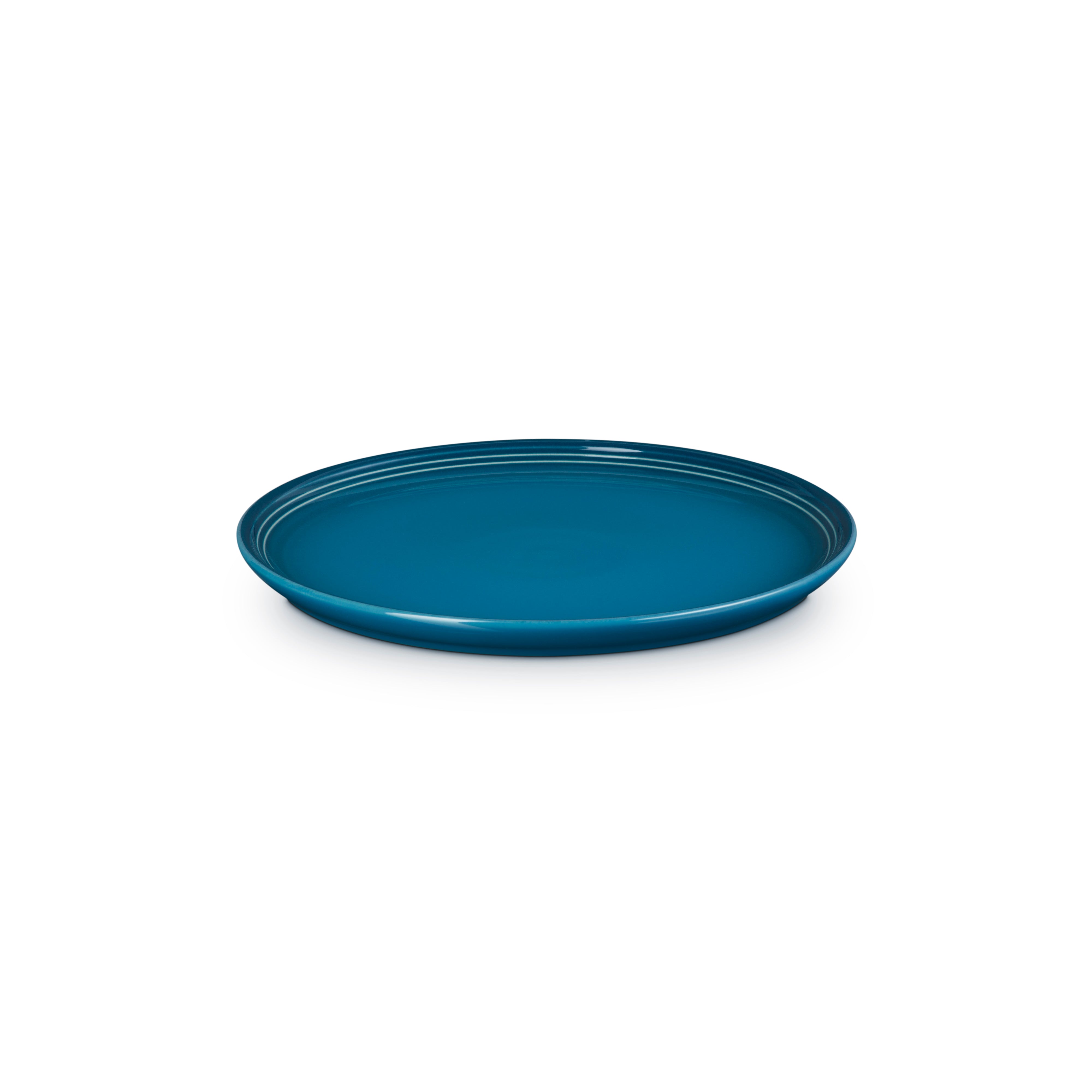 Le Creuset Stoneware Coupe Side Plate 22cm Deep Teal