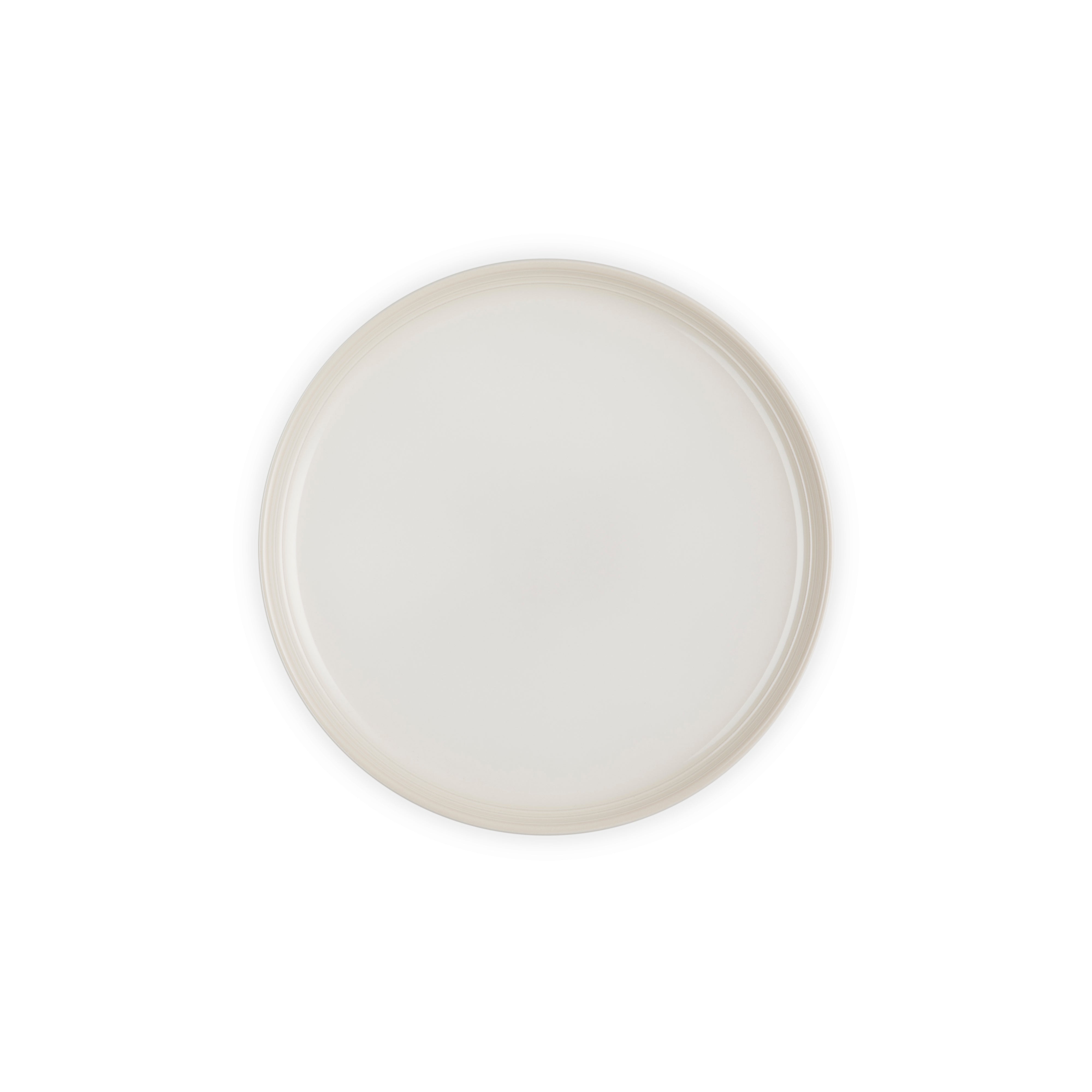 Le Creuset Stoneware Coupe Side Plate 22cm Meringue