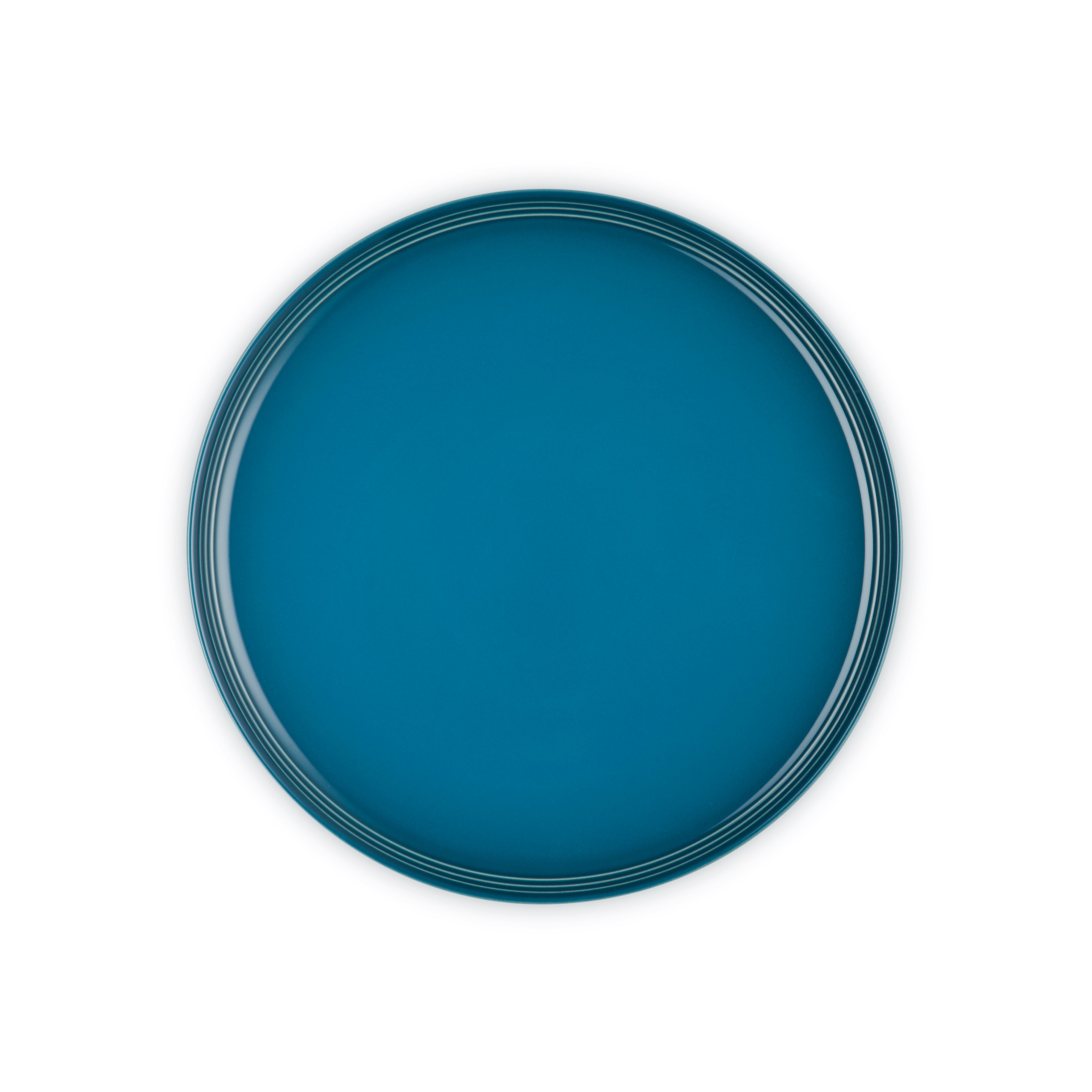 Le Creuset Stoneware Coupe Dinner Plate 27cm Deep Teal