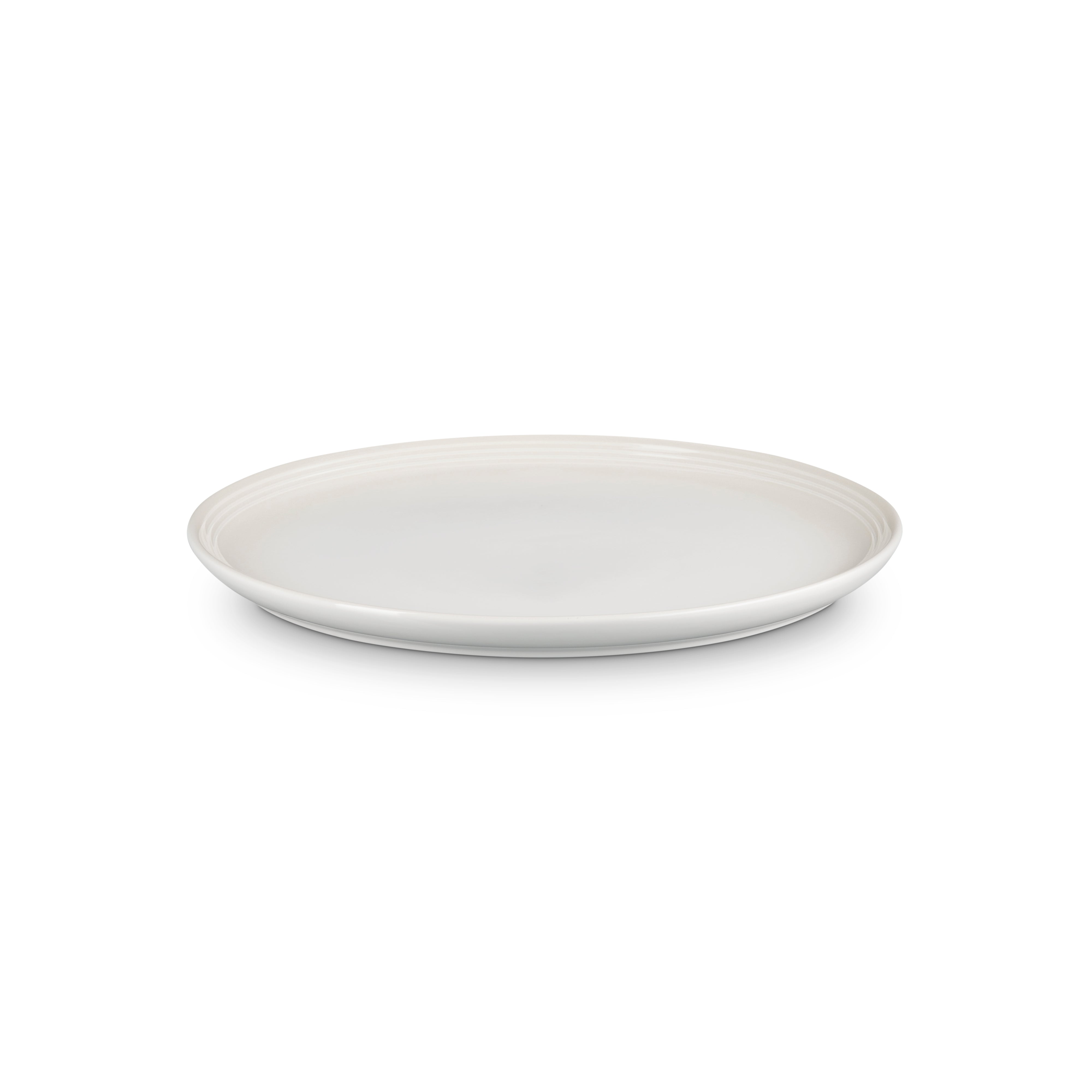 Le Creuset Stoneware Coupe Dinner Plate 27cm Meringue