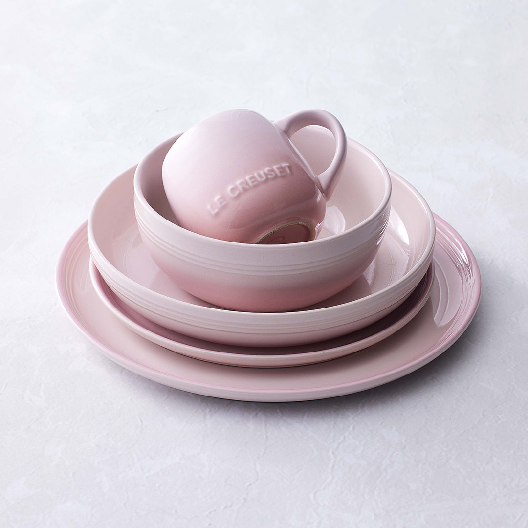 Le Creuset Stoneware Coupe Dinner Plate 27cm Shell Pink