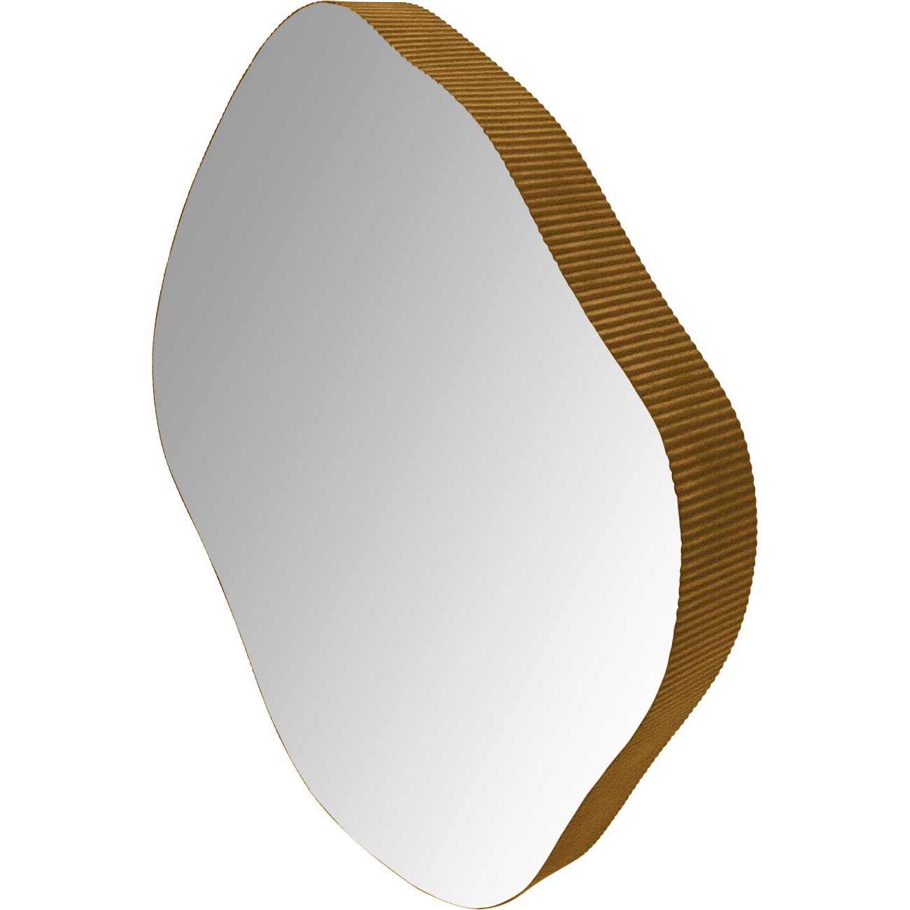 Organic Aged Champagne Mirror | Small