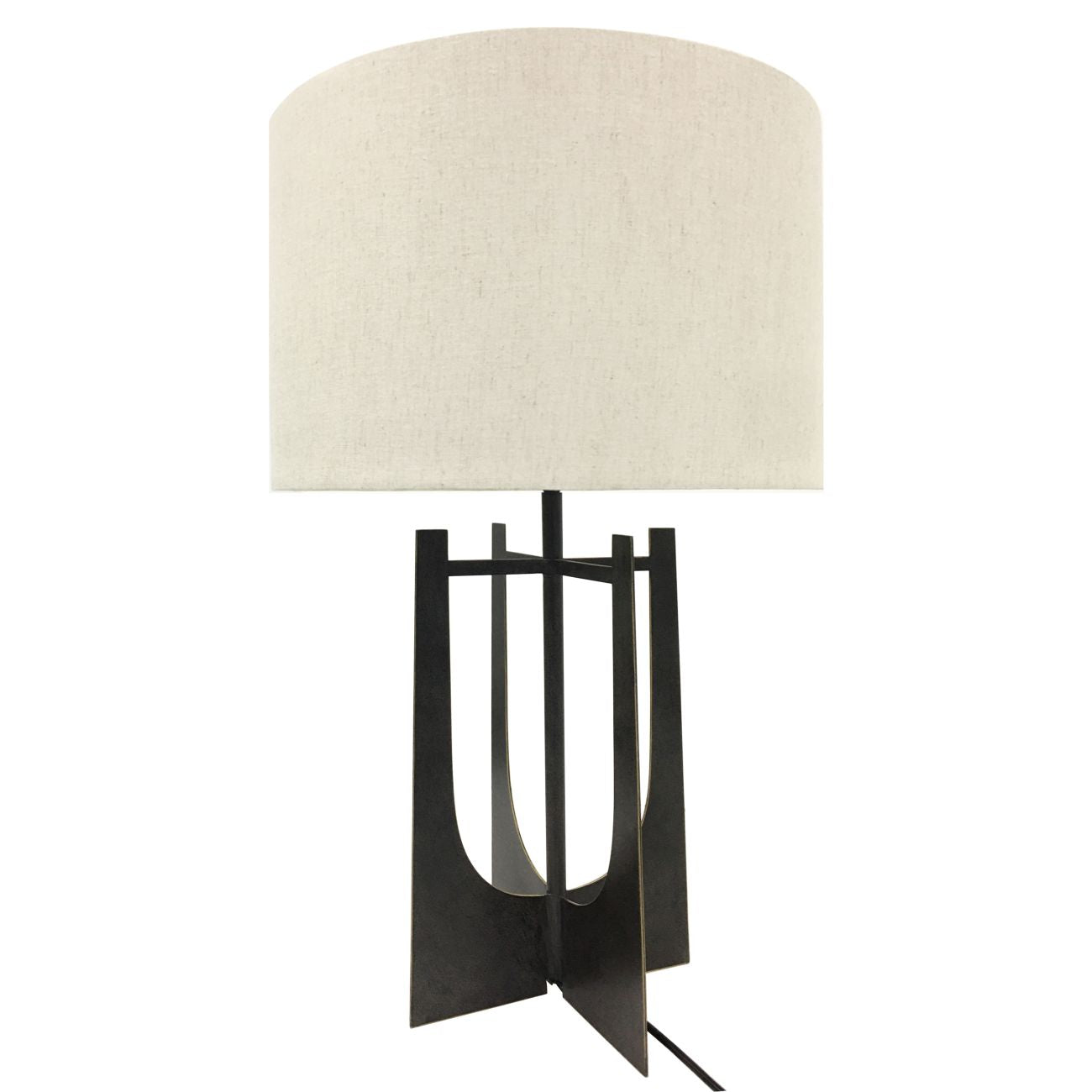 Glenthorpe Hammered Iron Table Lamp