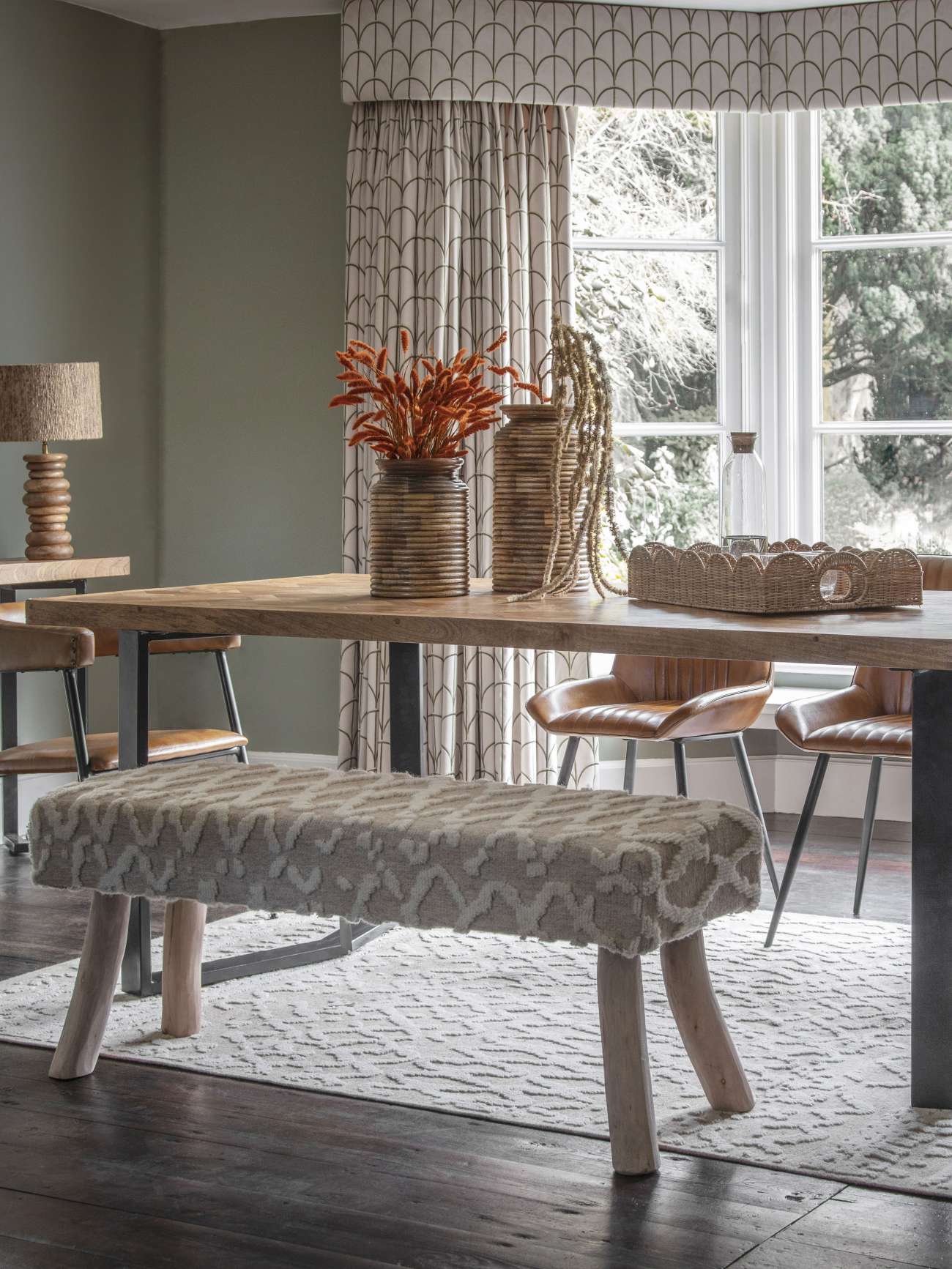 Leon Solid Wood Planters