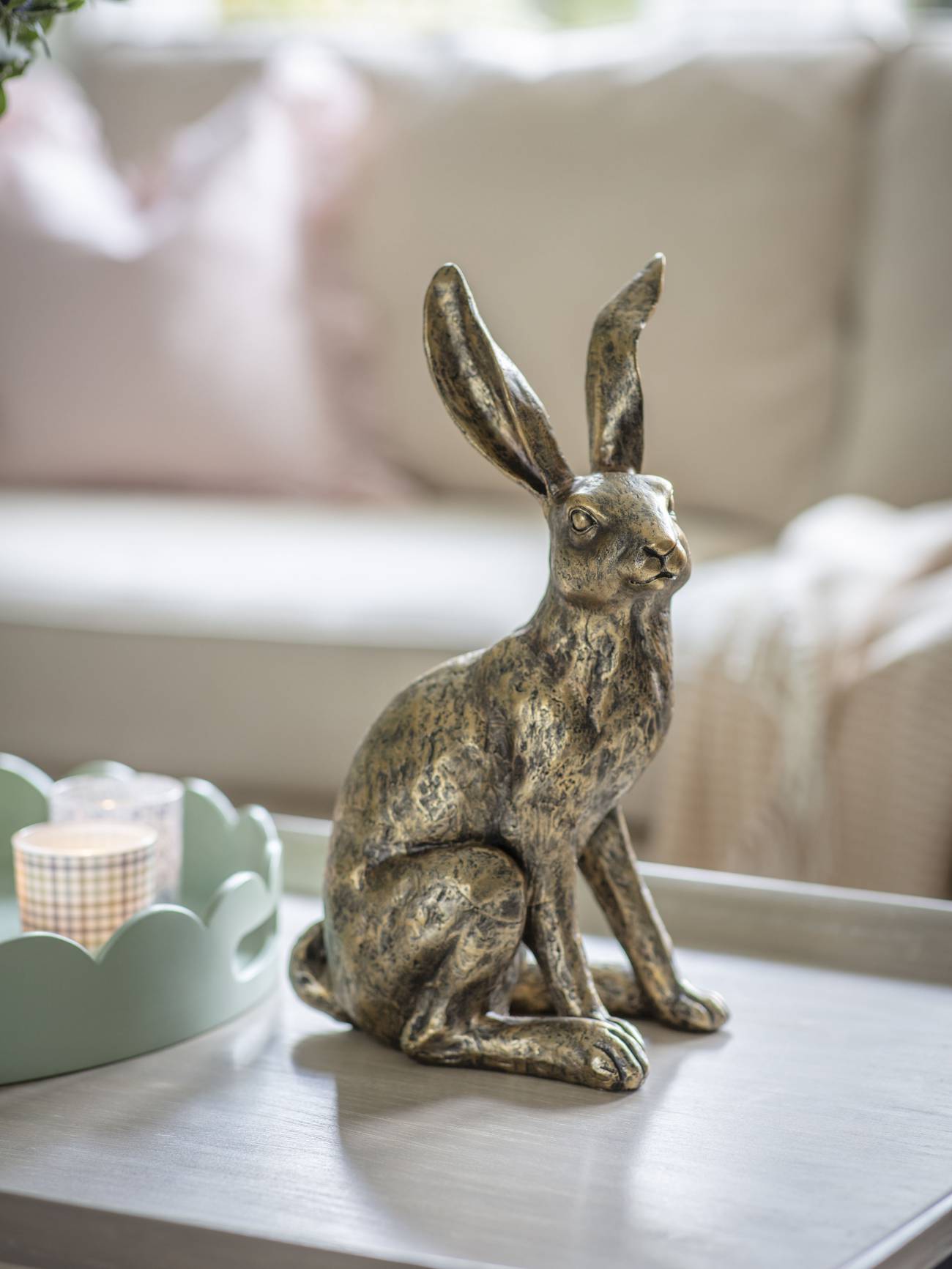 Laura Ashley x Libra | Large Antiqued Sitting Hare