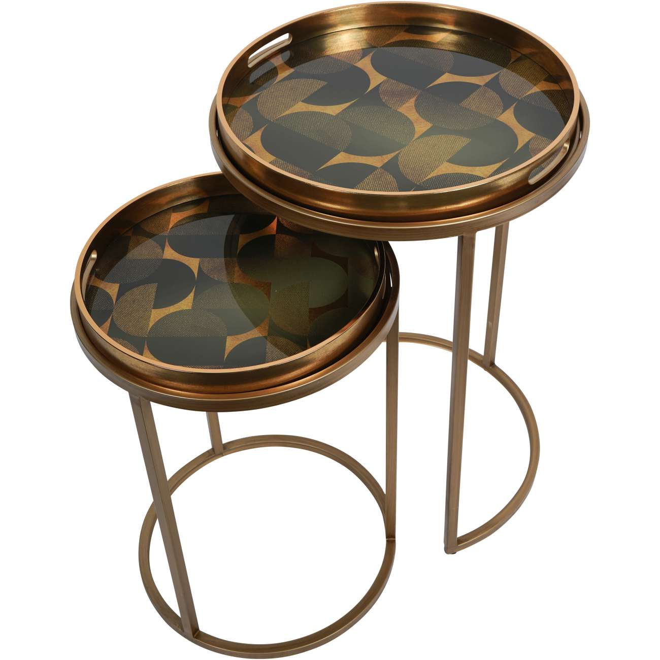 Retro Pattern Tray Tables