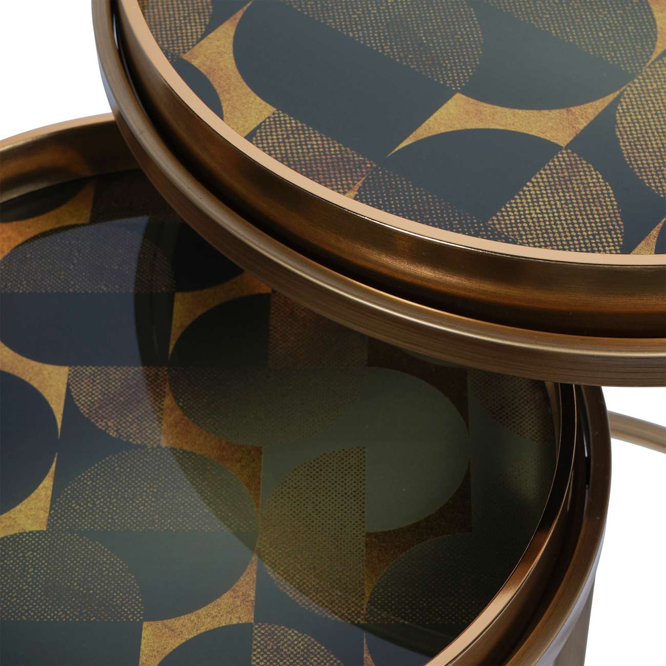 Retro Pattern Tray Tables