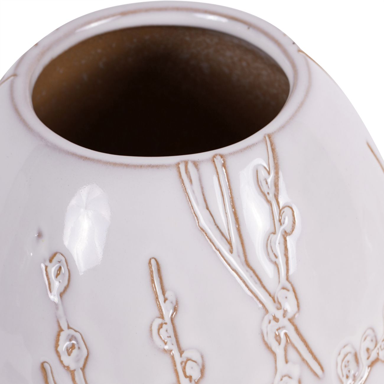 White Pussywillow Vase