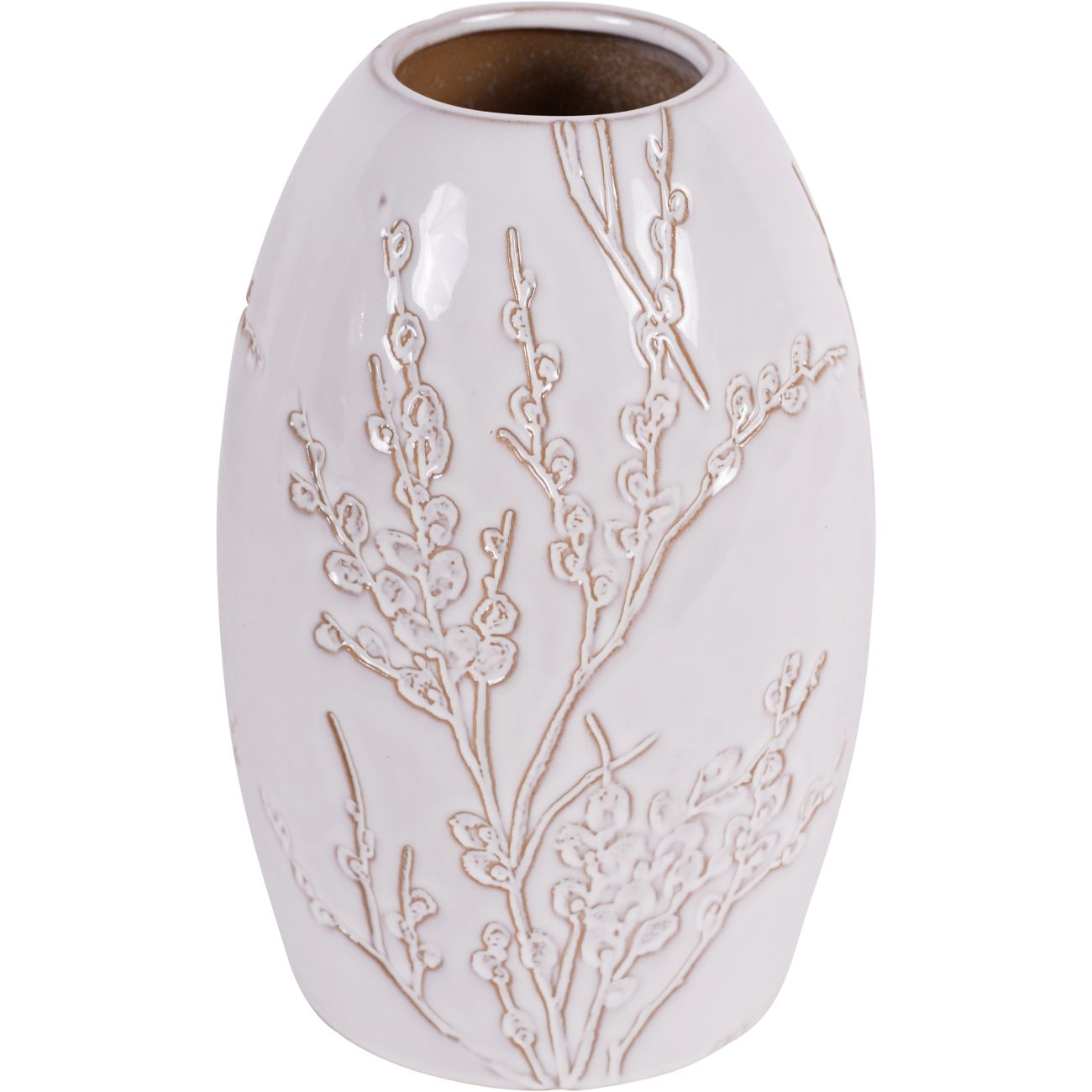 White Pussywillow Vase