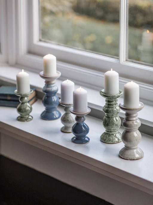 Blue Laneham Candleholder | Large