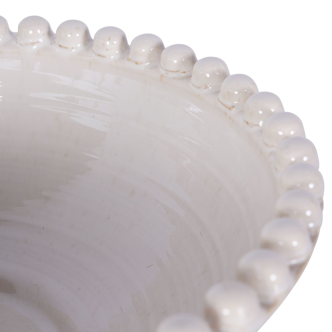 Mediterranean Ceramic Bowl | Cream