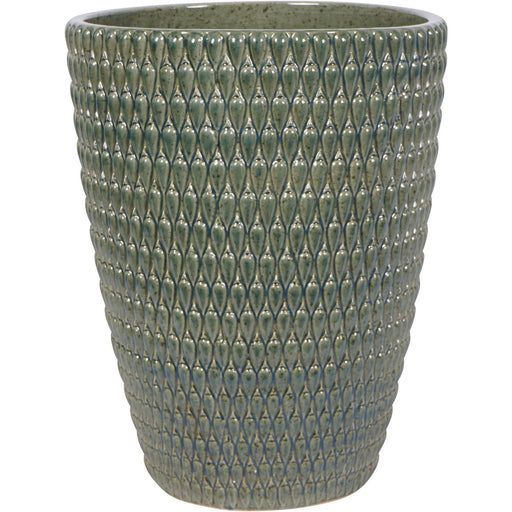 Reactive Glaze Green Planter *Collection Only*