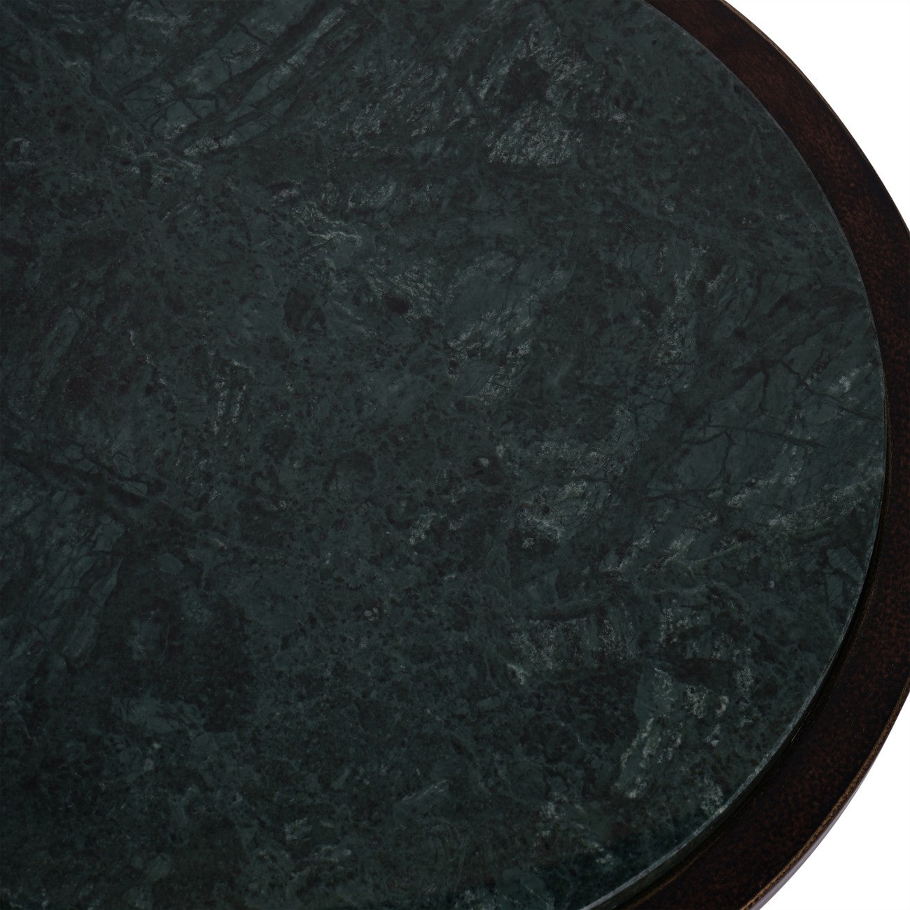 Iota Accent Table | Green Panna Marble