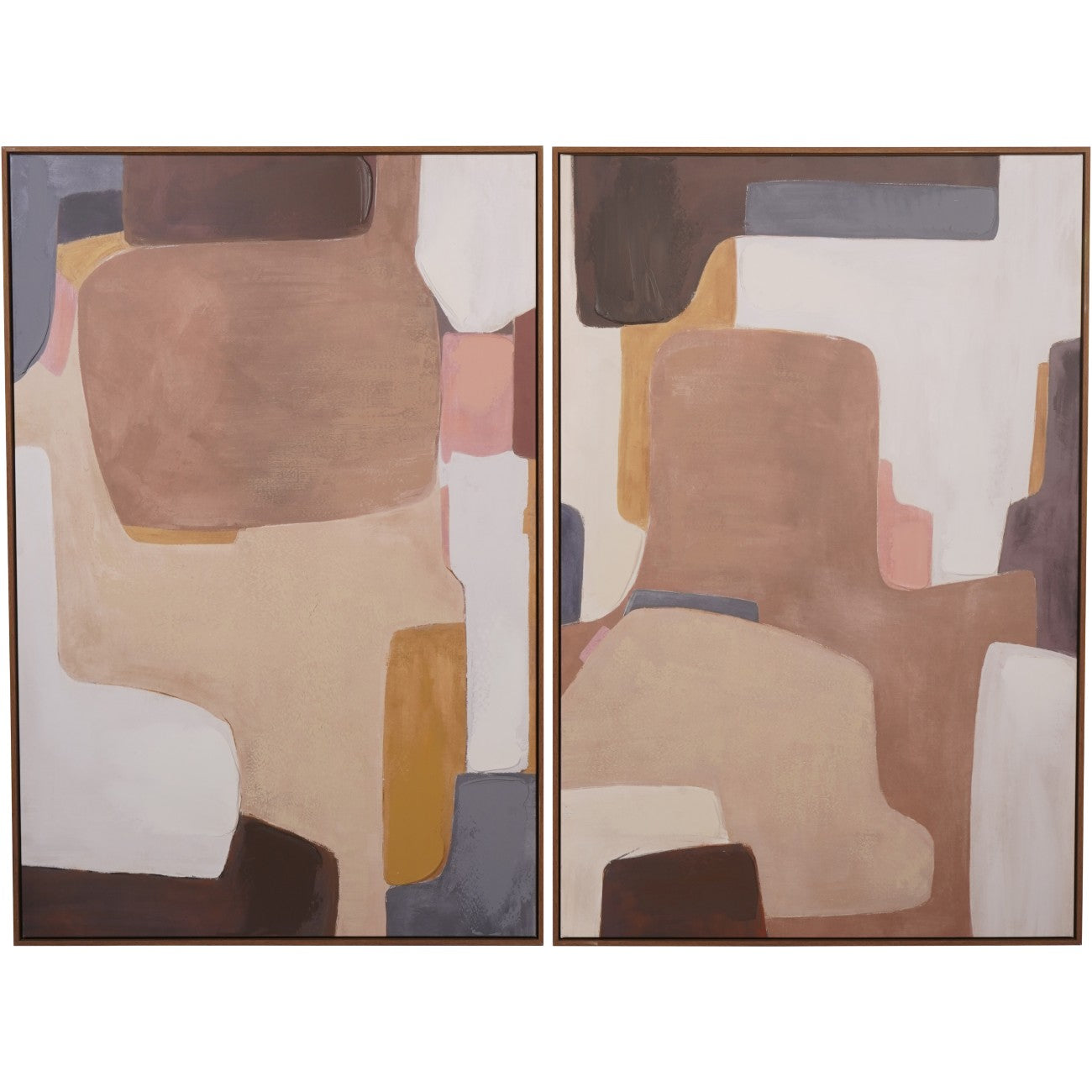 Modern Abstract Wall Art | Set of Two