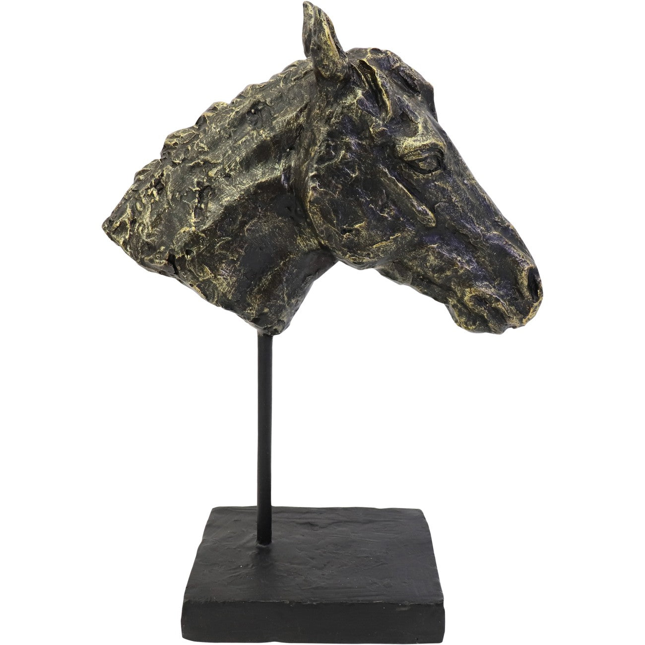 Bay Horse Head Sculpture