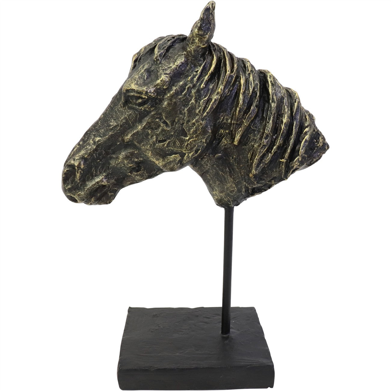 Bay Horse Head Sculpture