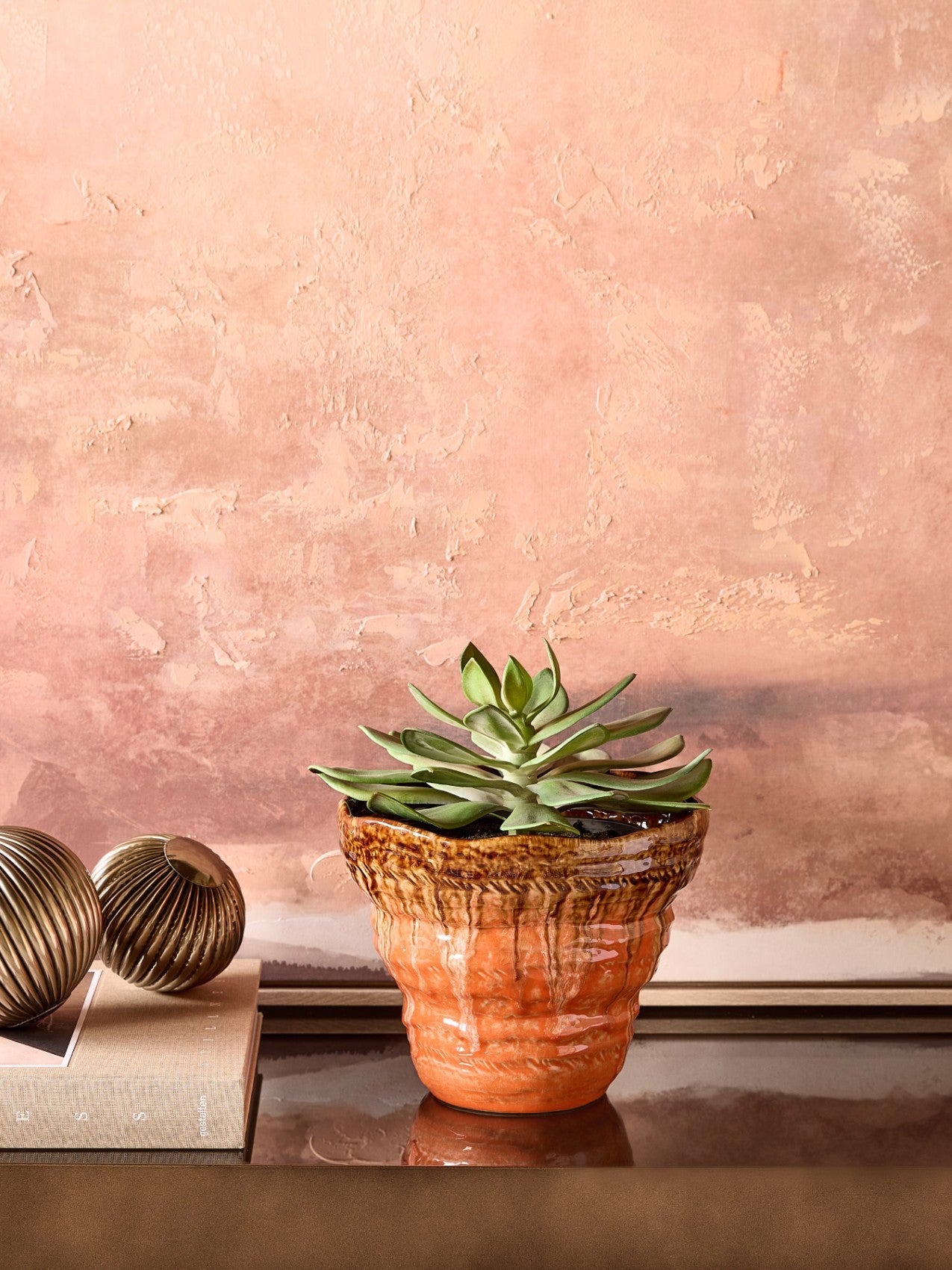 Ibiza Reactive Glaze | Small Planter