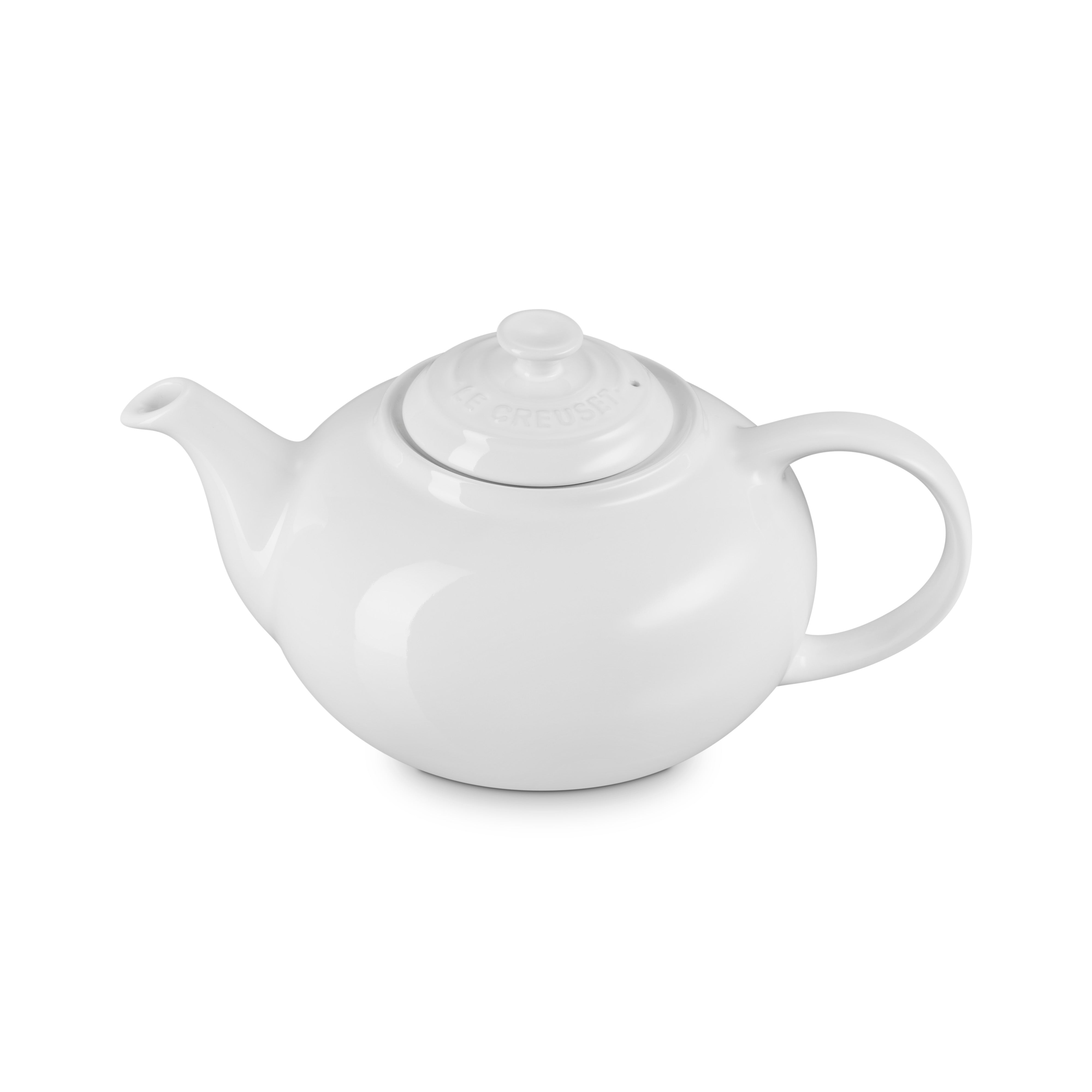 Le Creuset Stoneware Classic Teapot 1.3L White