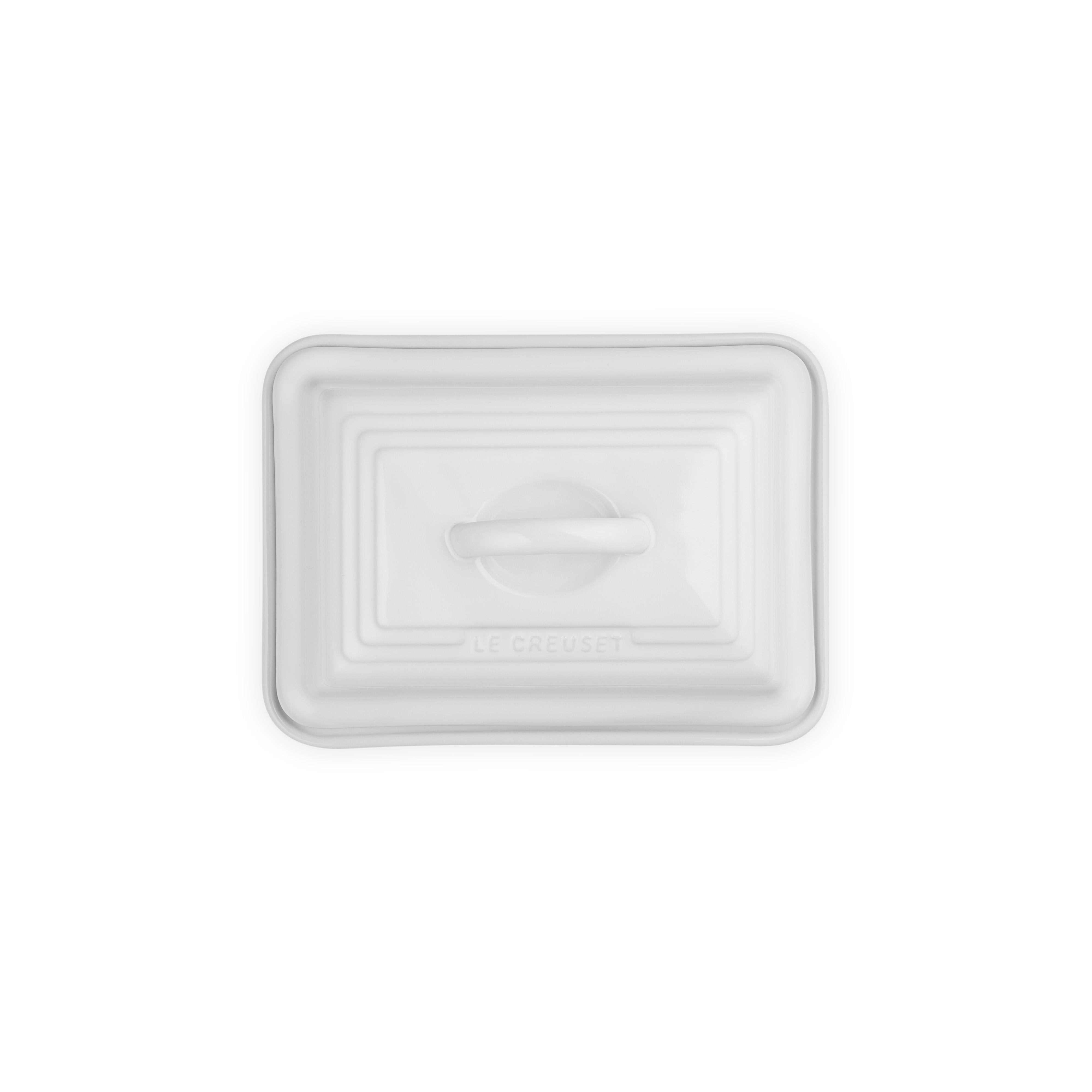 Le Creuset Stoneware Butter Dish White