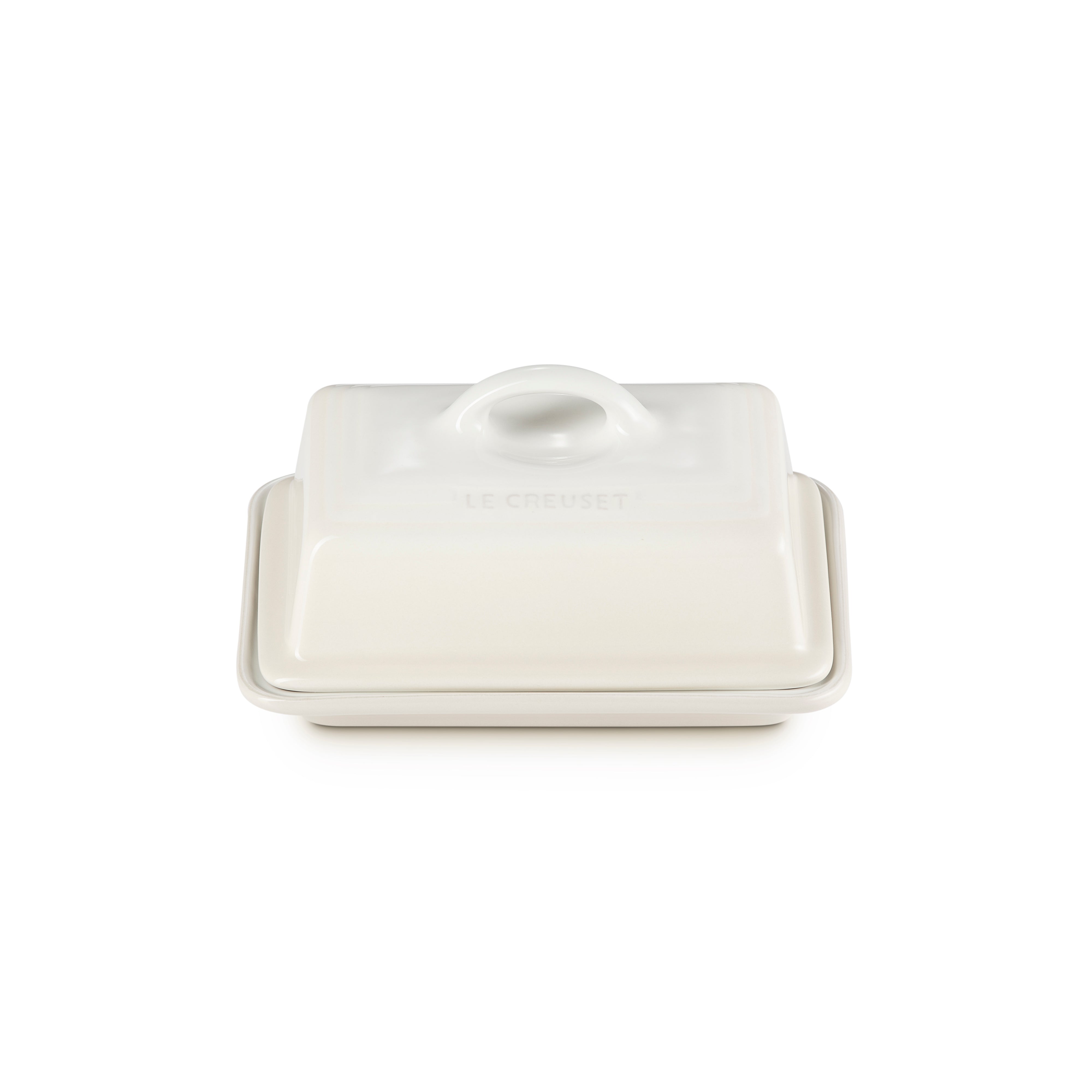 Le Creuset Stoneware Butter Dish Meringue
