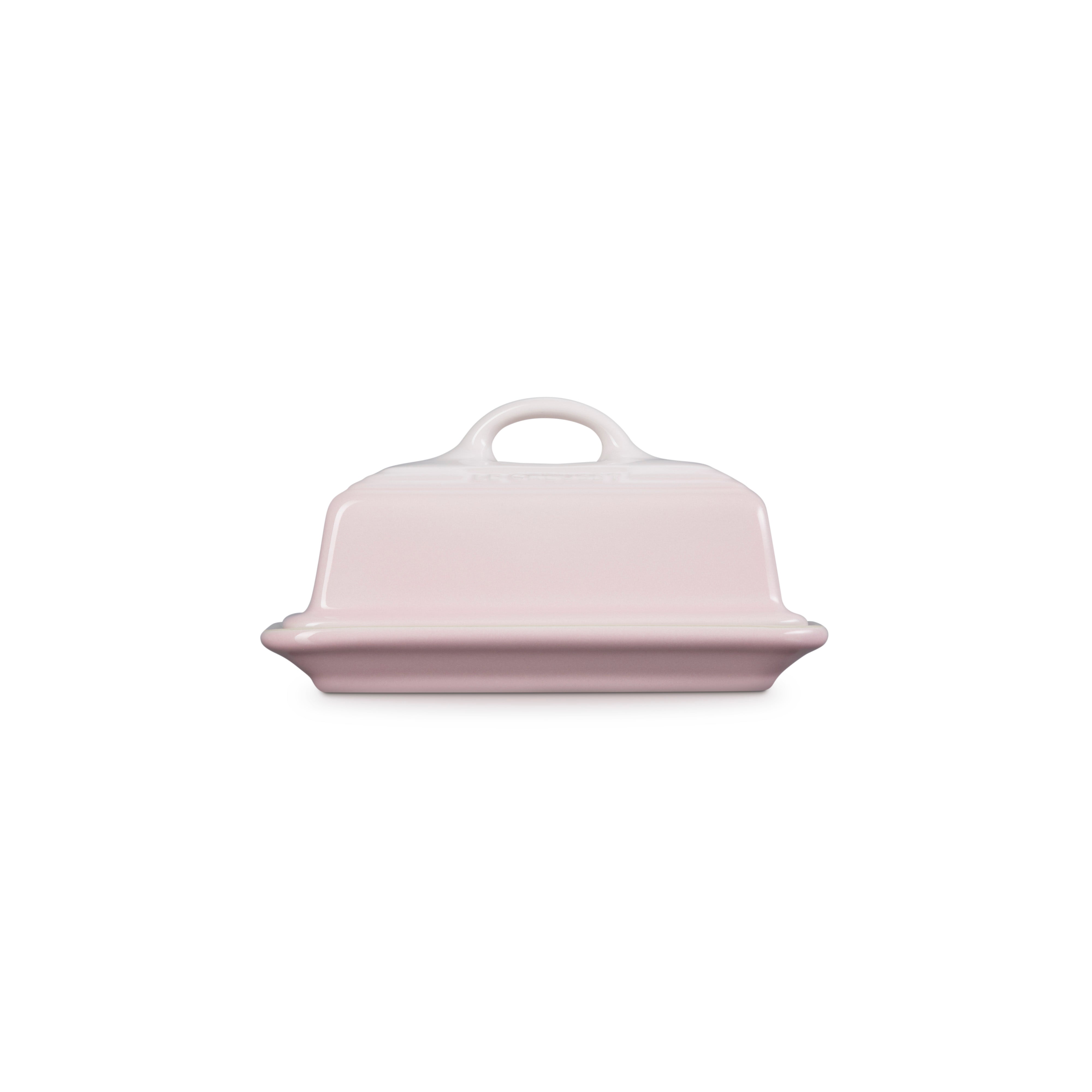 Le Creuset Stoneware Butter Dish Shell Pink