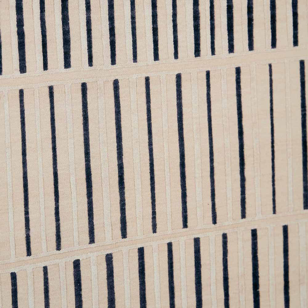 Natural Canvas with Black Stripe