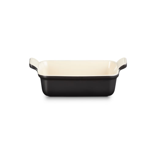 Le Creuset Stoneware Heritage Rectangular Dish 19cm Satin Black