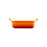 Le Creuset Stoneware Heritage Rectangular Dish 19cm Volcanic