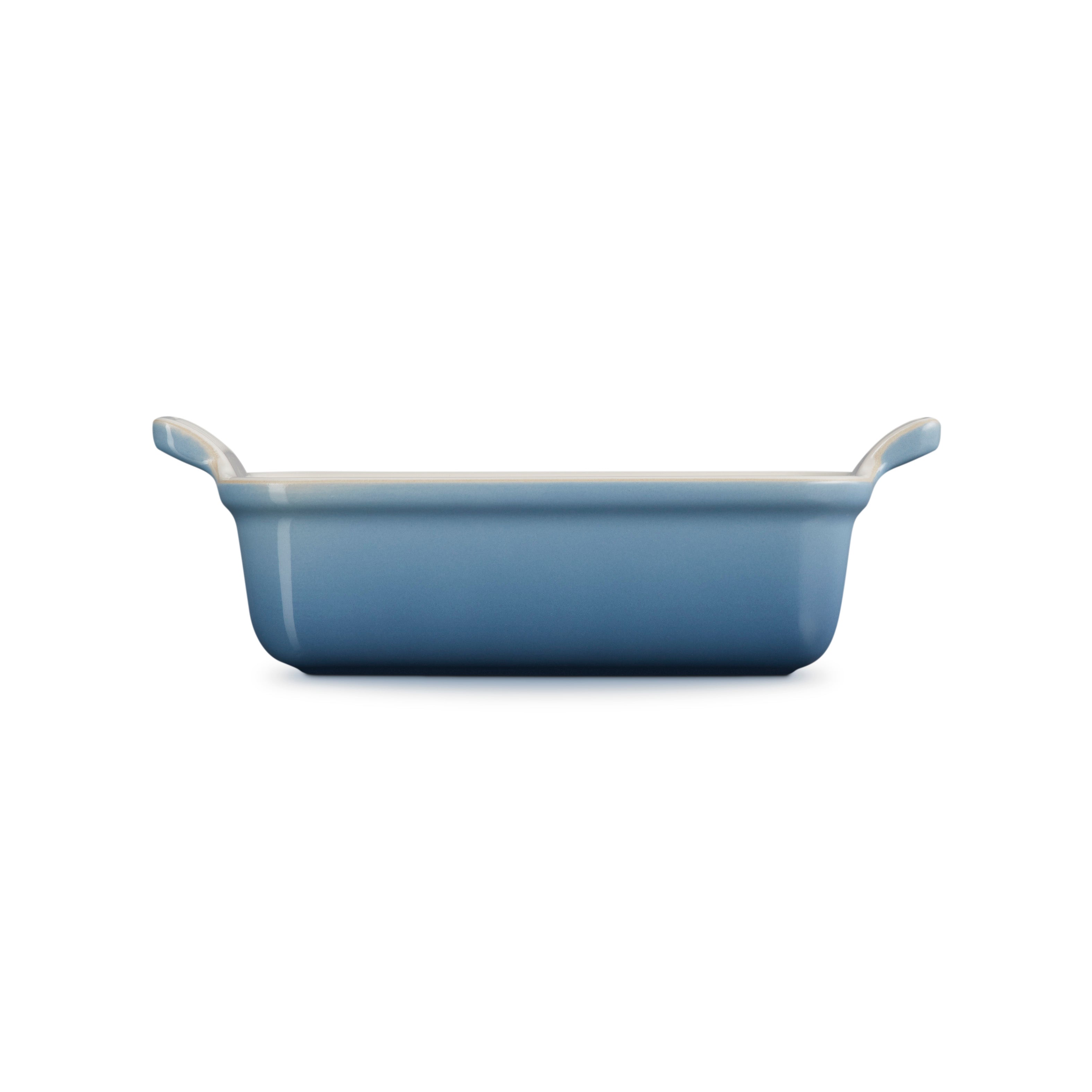 Le Creuset Stoneware Heritage Rectangular Dish 19cm Chambray