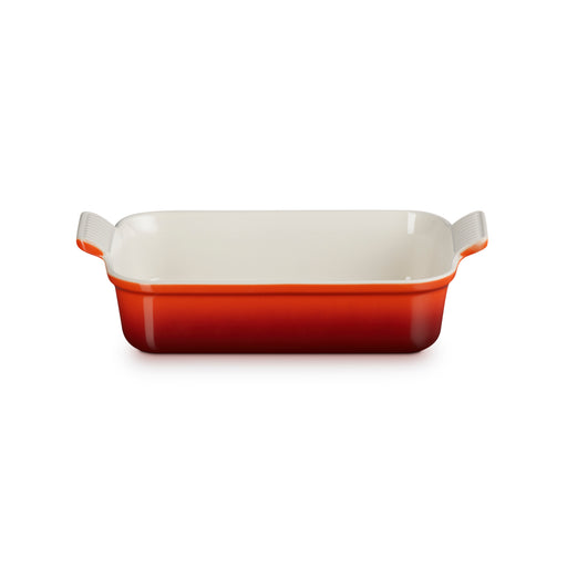 Le Creuset Stoneware Heritage Rectangular Dish 26cm Cerise