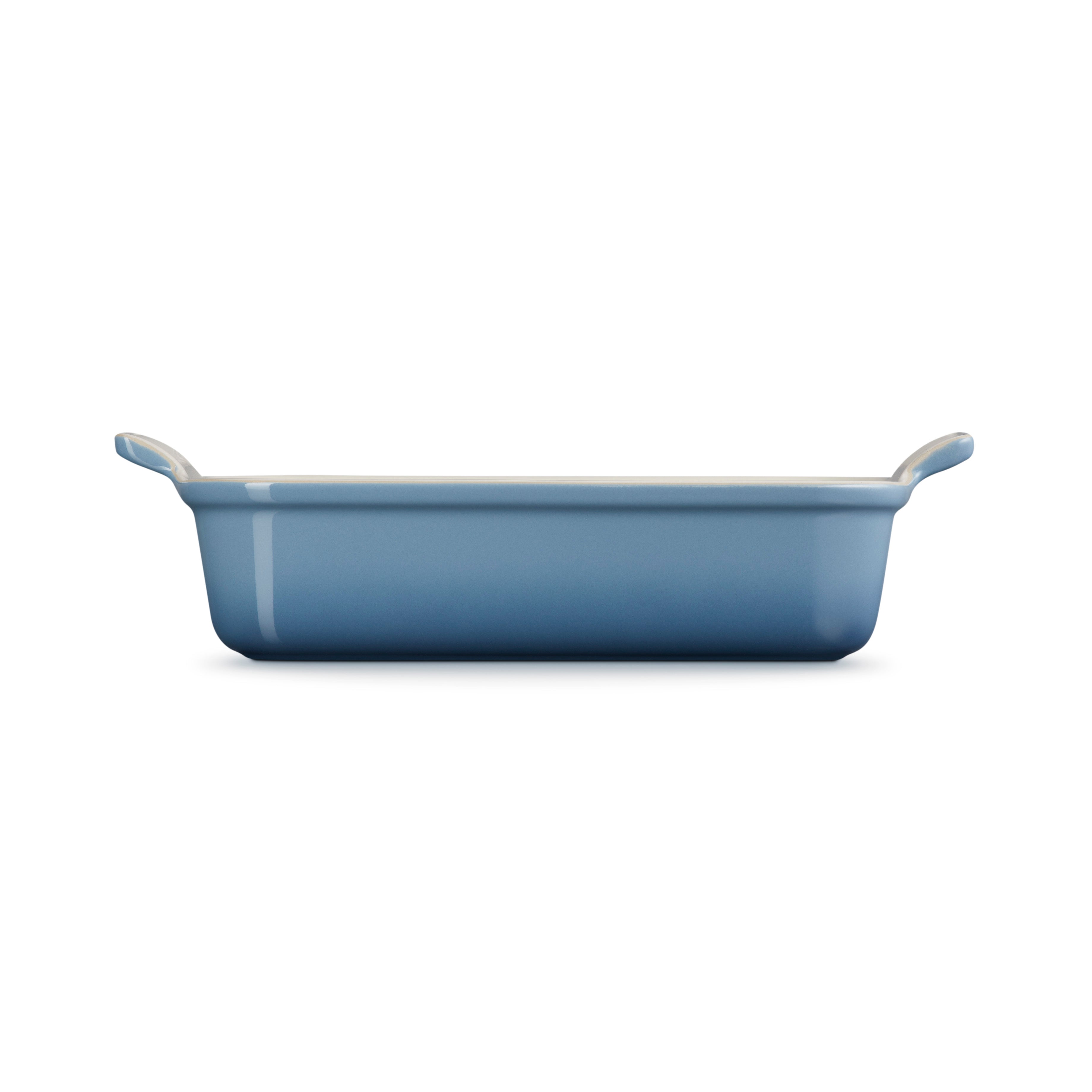 Le Creuset Stoneware Heritage Rectangular Dish 26cm Chambray