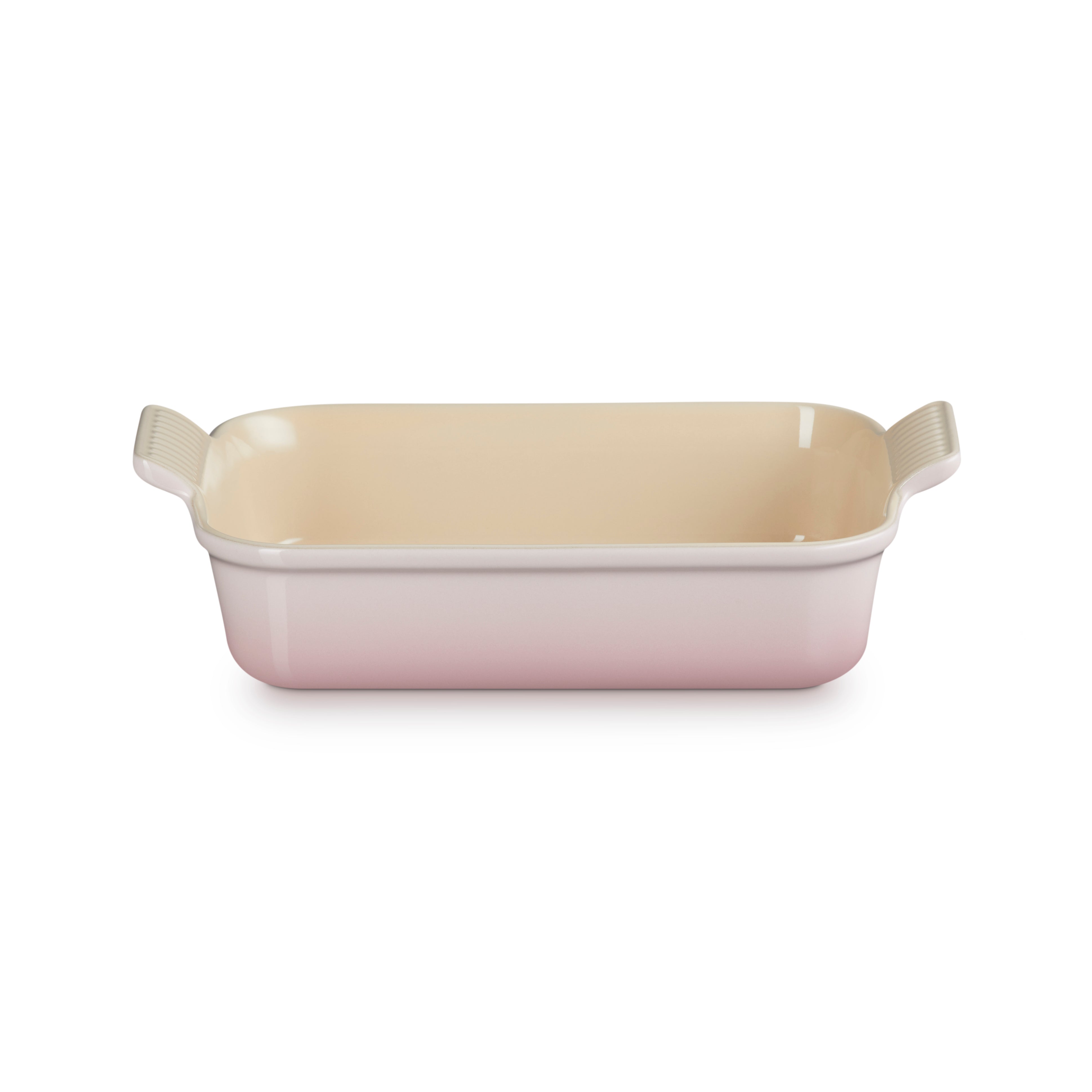 Le Creuset Stoneware Heritage Rectangular Dish 26cm Shell Pink