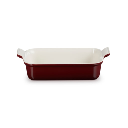 Le Creuset Stoneware Heritage Rectangular Dish 26cm Garnet