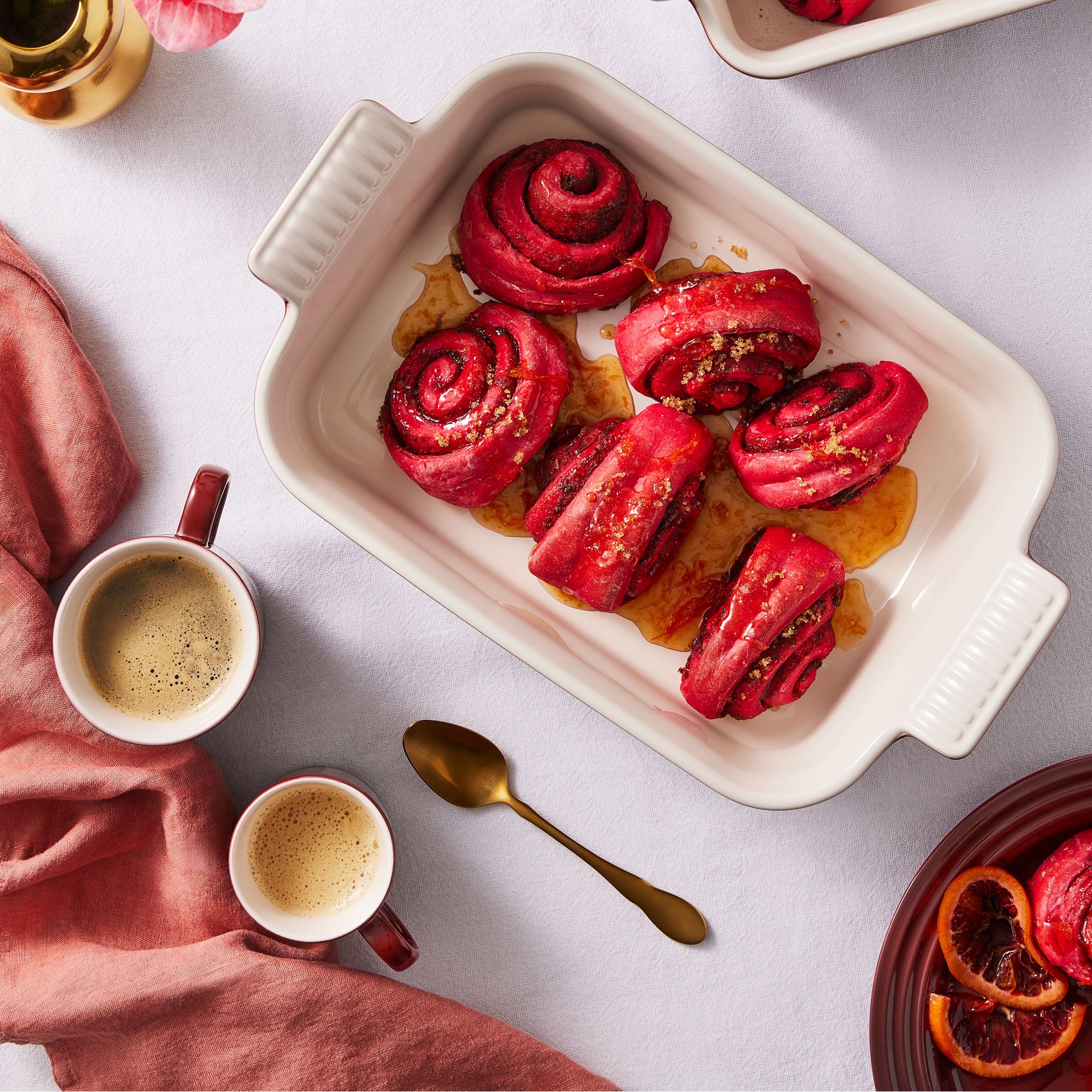 Le Creuset Stoneware Heritage Rectangular Dish 26cm Garnet