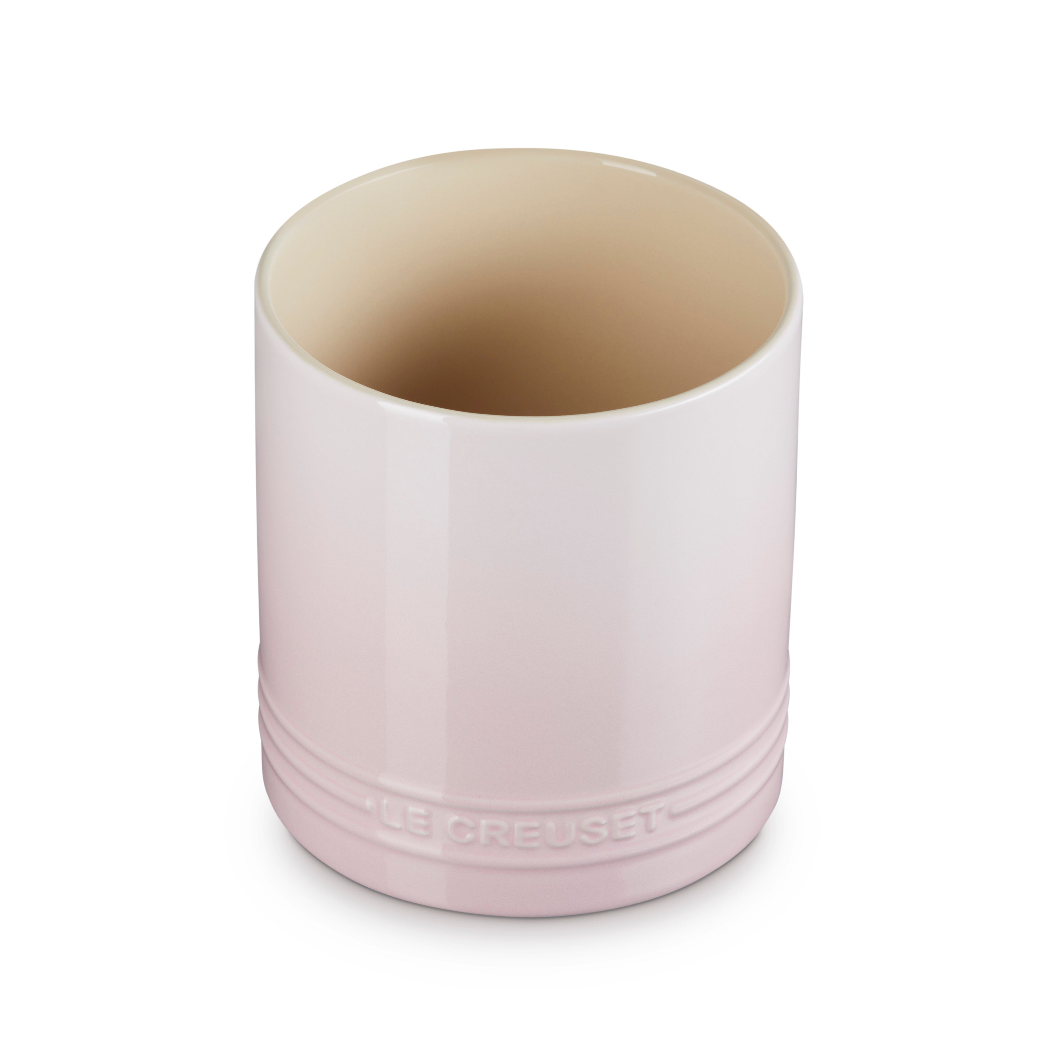 Le Creuset Stoneware Utensil Jar 1.1L Shell Pink