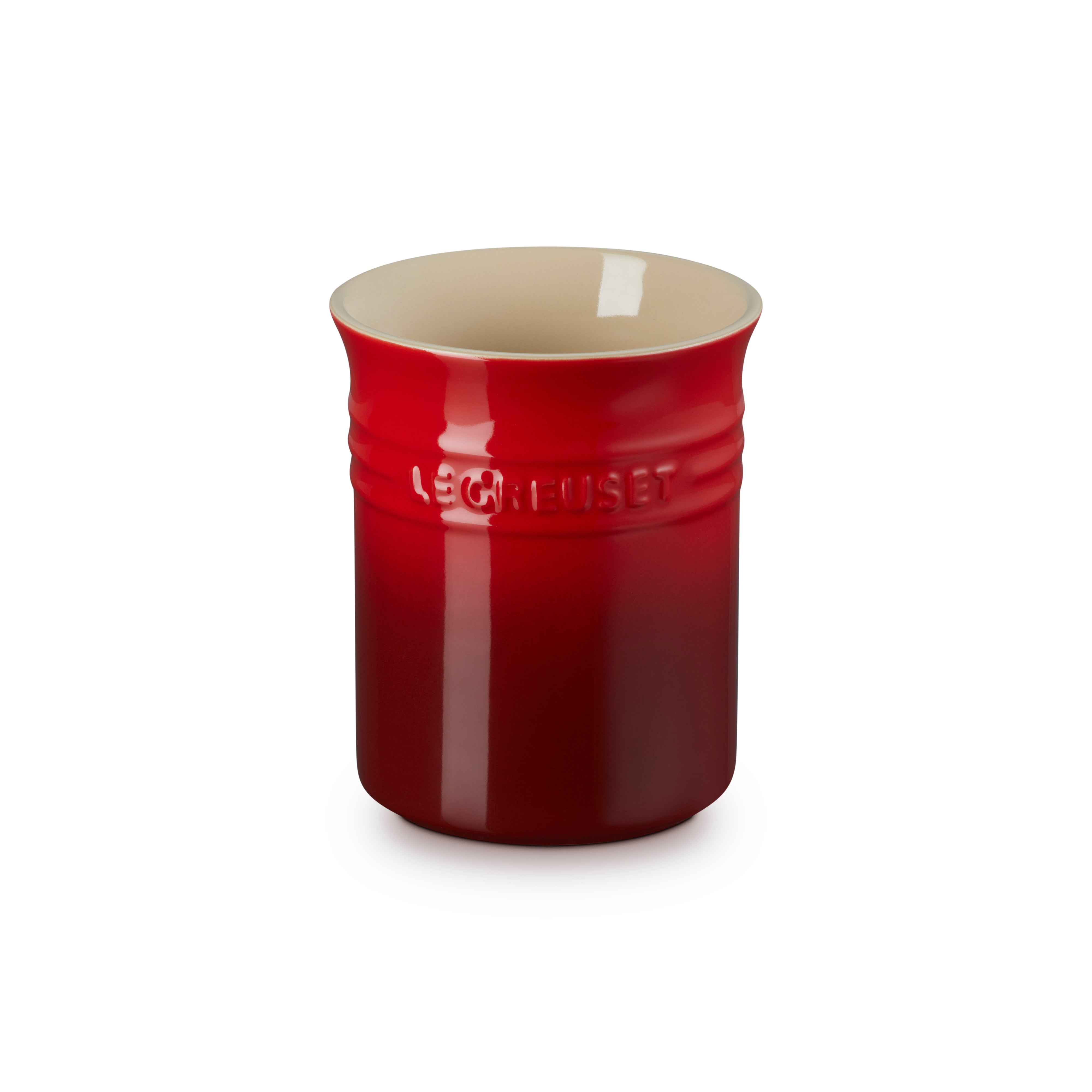 Le Creuset Stoneware Small Utensil Jar Cerise