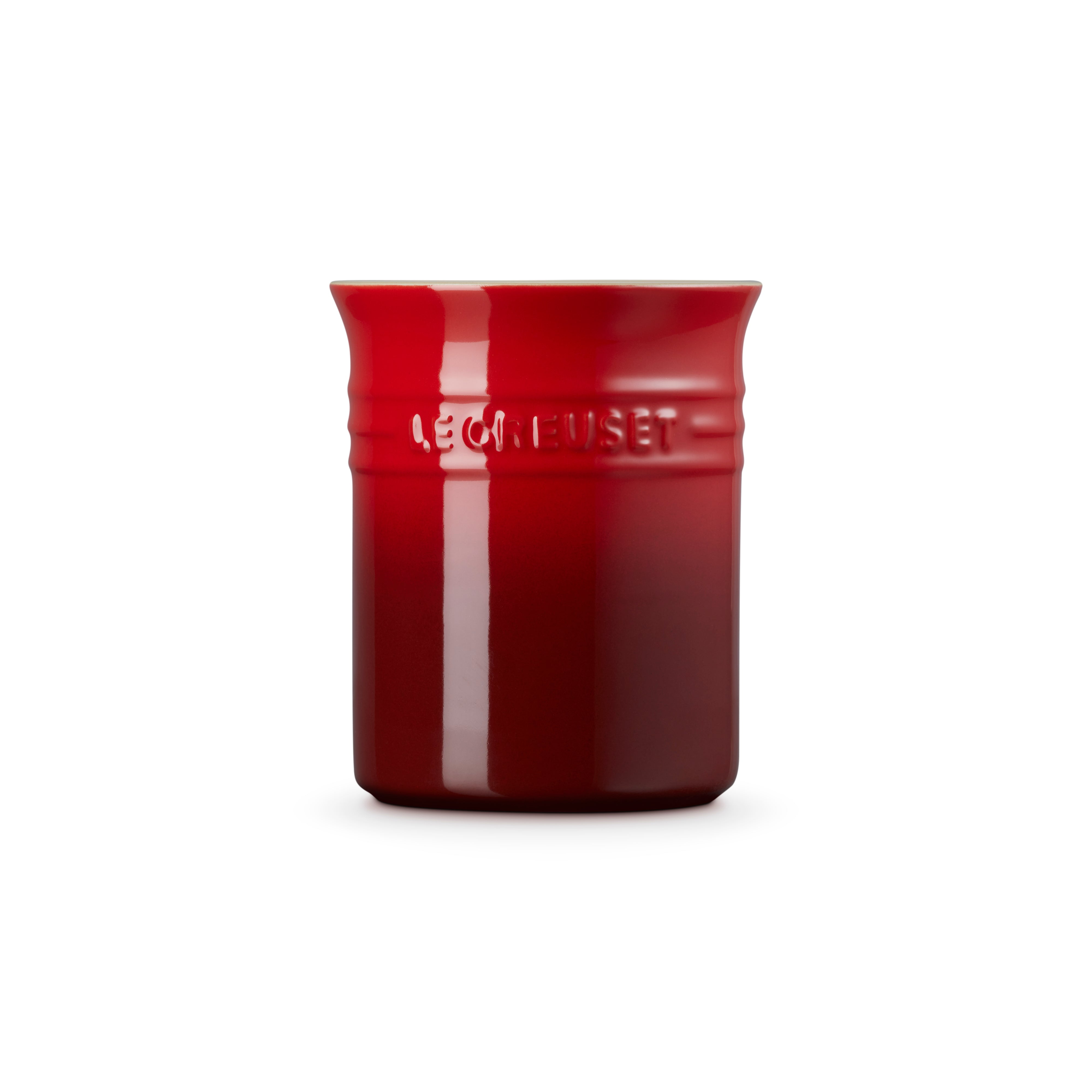Le Creuset Stoneware Small Utensil Jar Cerise