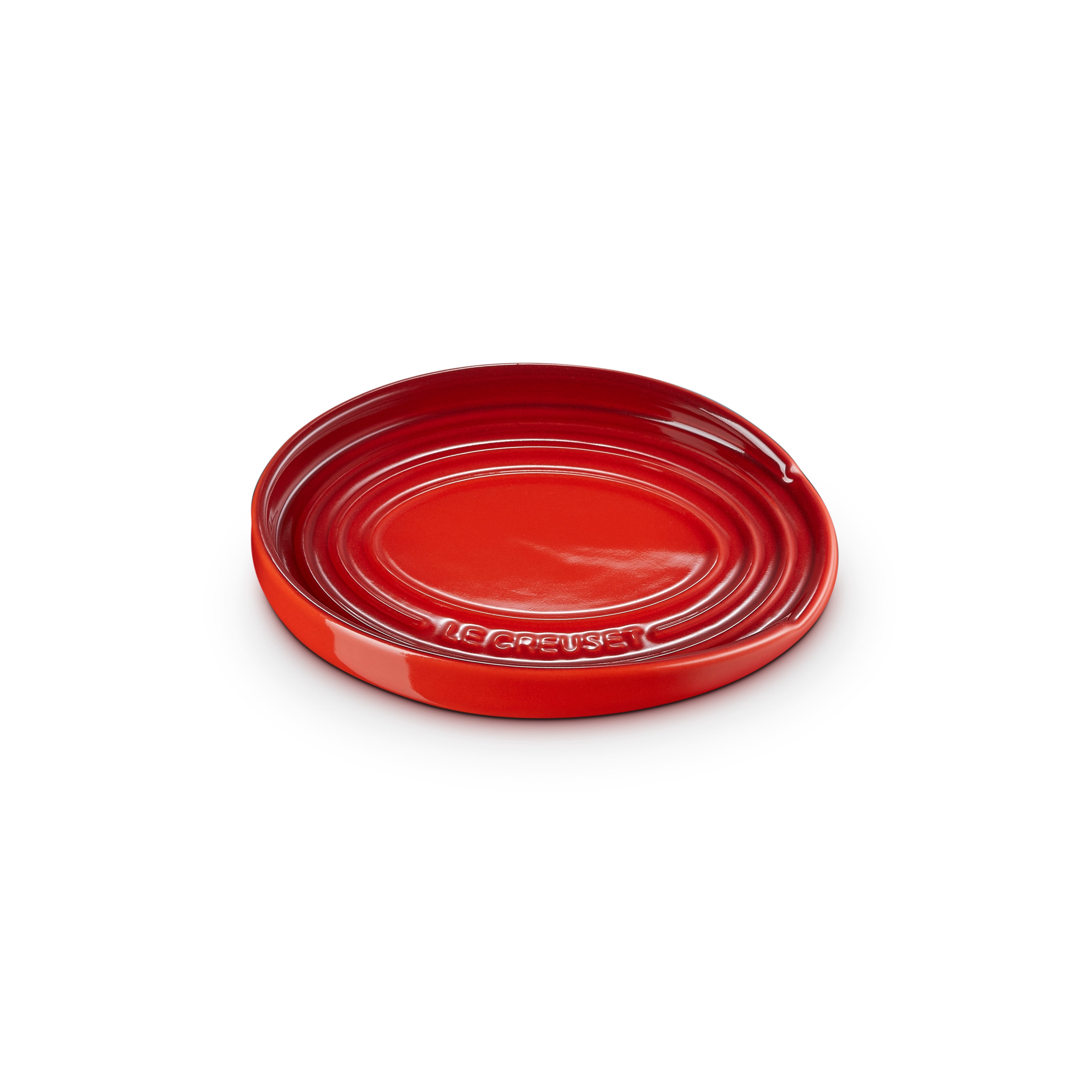 Le Creuset Stoneware Oval Spoon Rest Cerise