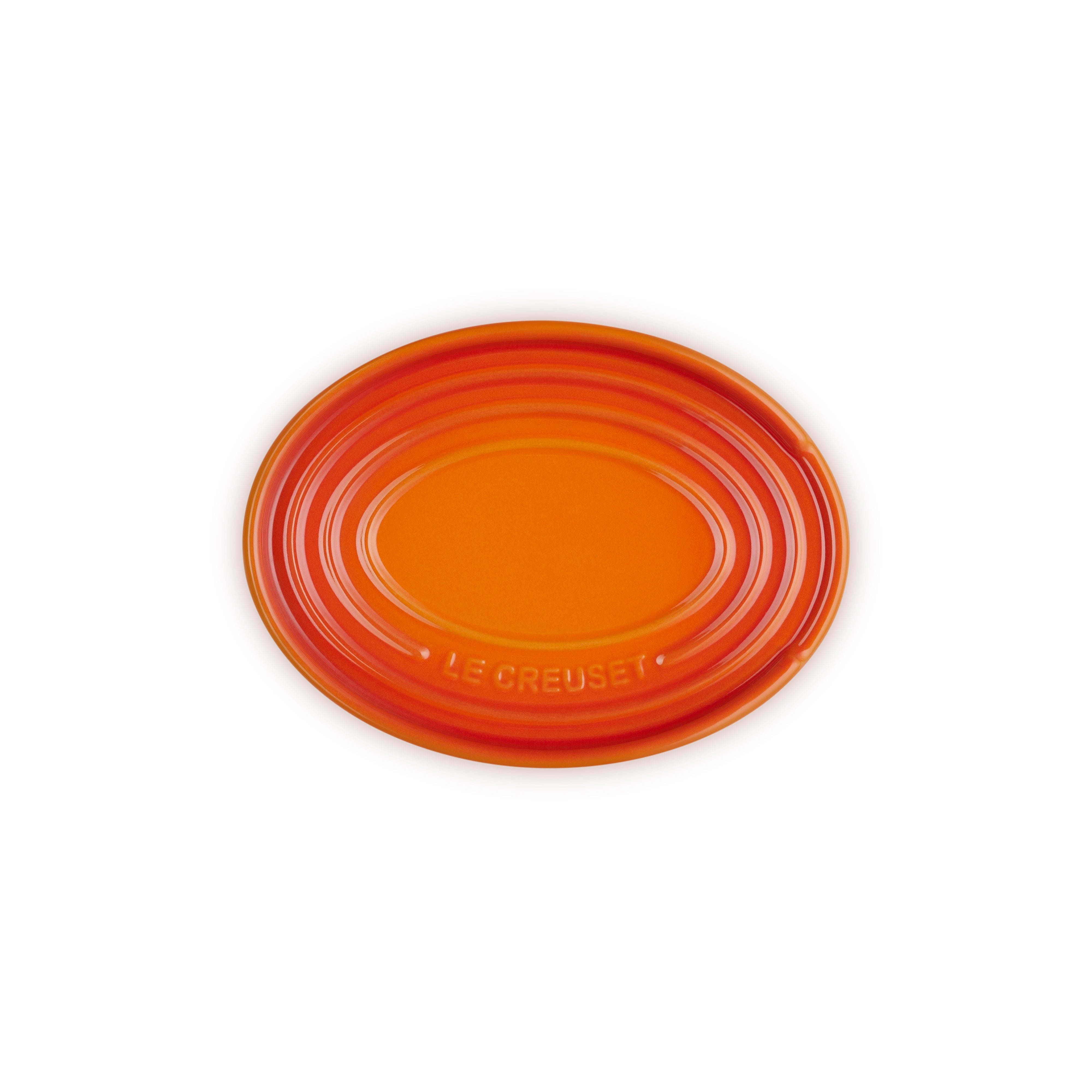 Le Creuset Stoneware Oval Spoon Rest Volcanic