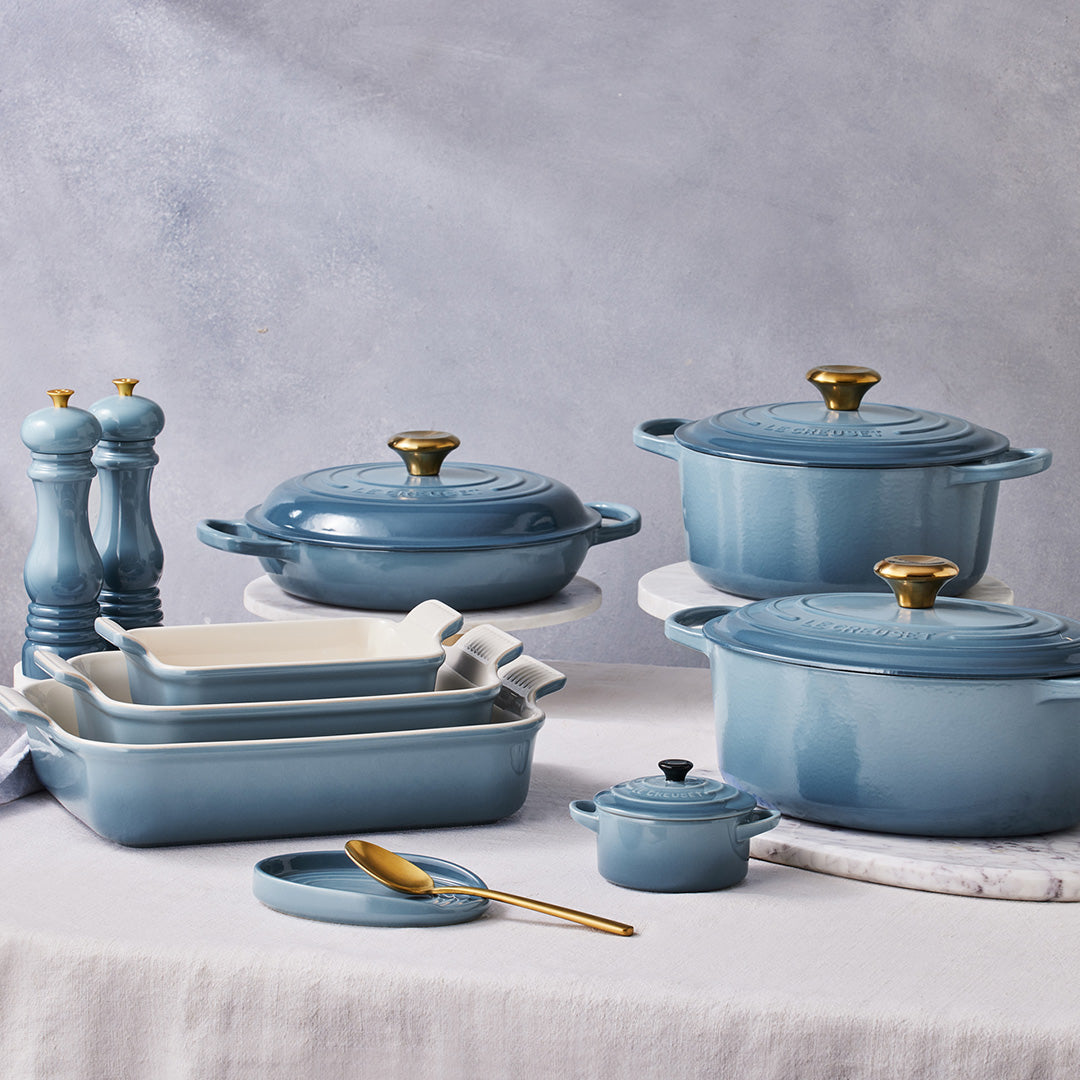 Le Creuset Stoneware Oval Spoon Rest Chambray