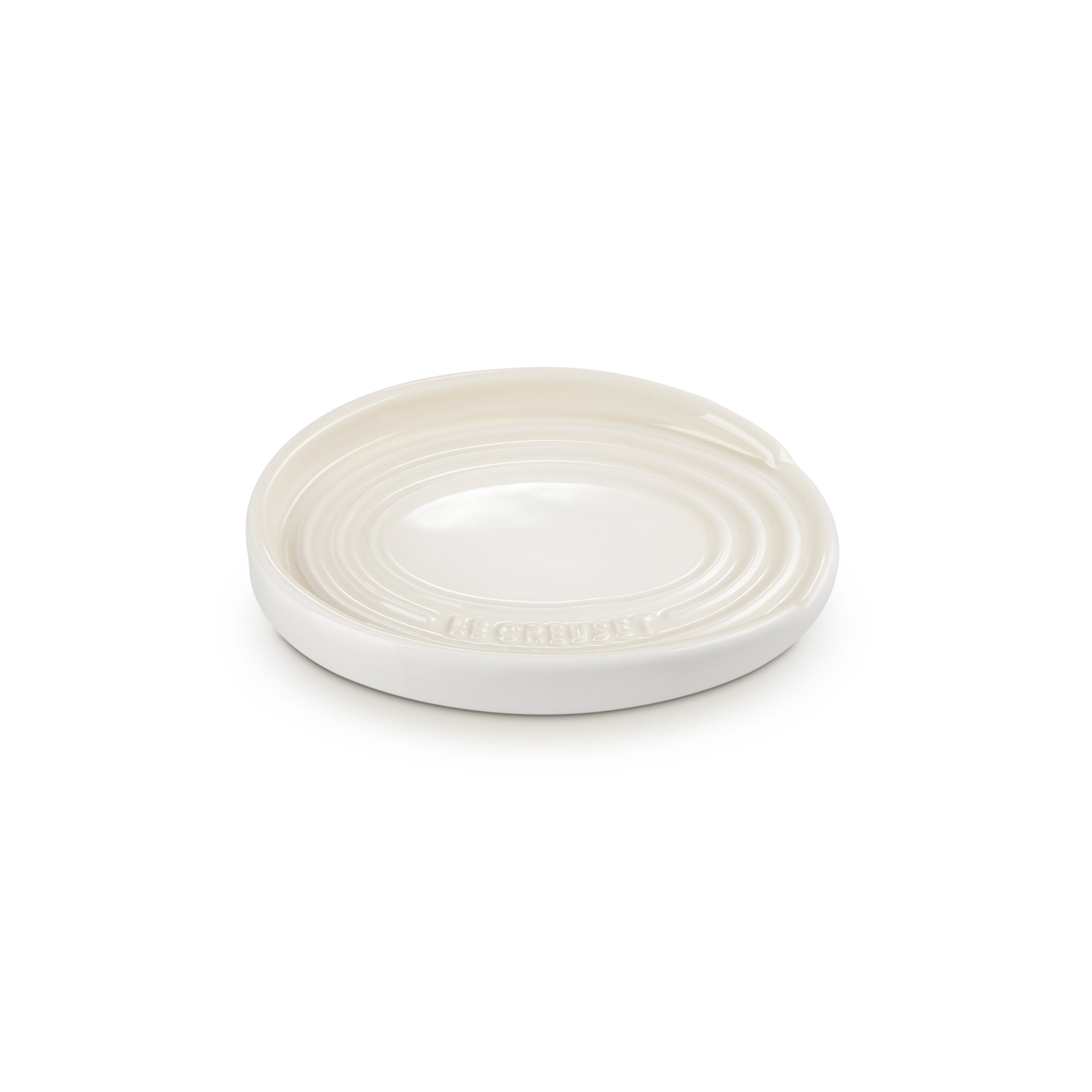 Le Creuset Stoneware Oval Spoon Rest Meringue