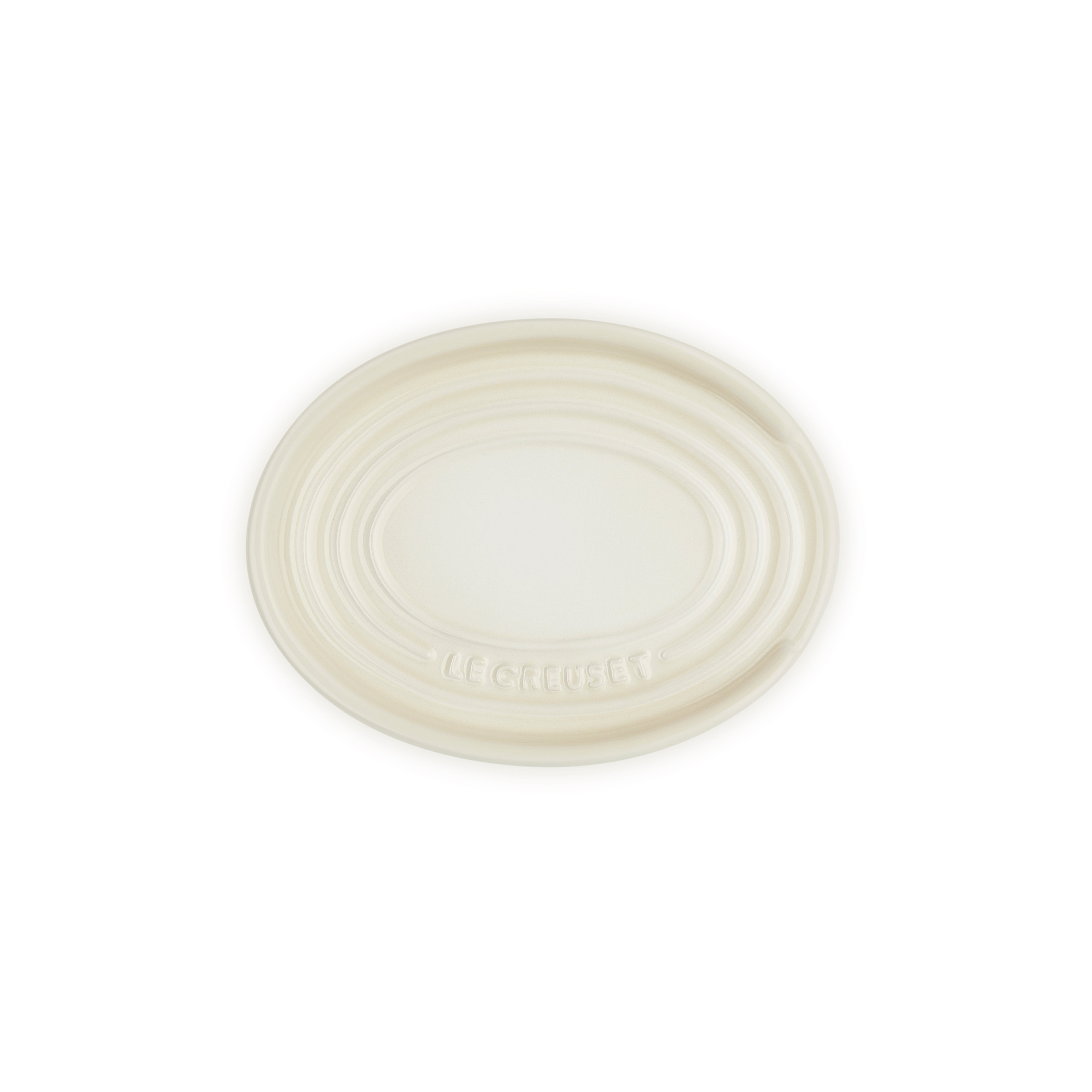 Le Creuset Stoneware Oval Spoon Rest Meringue