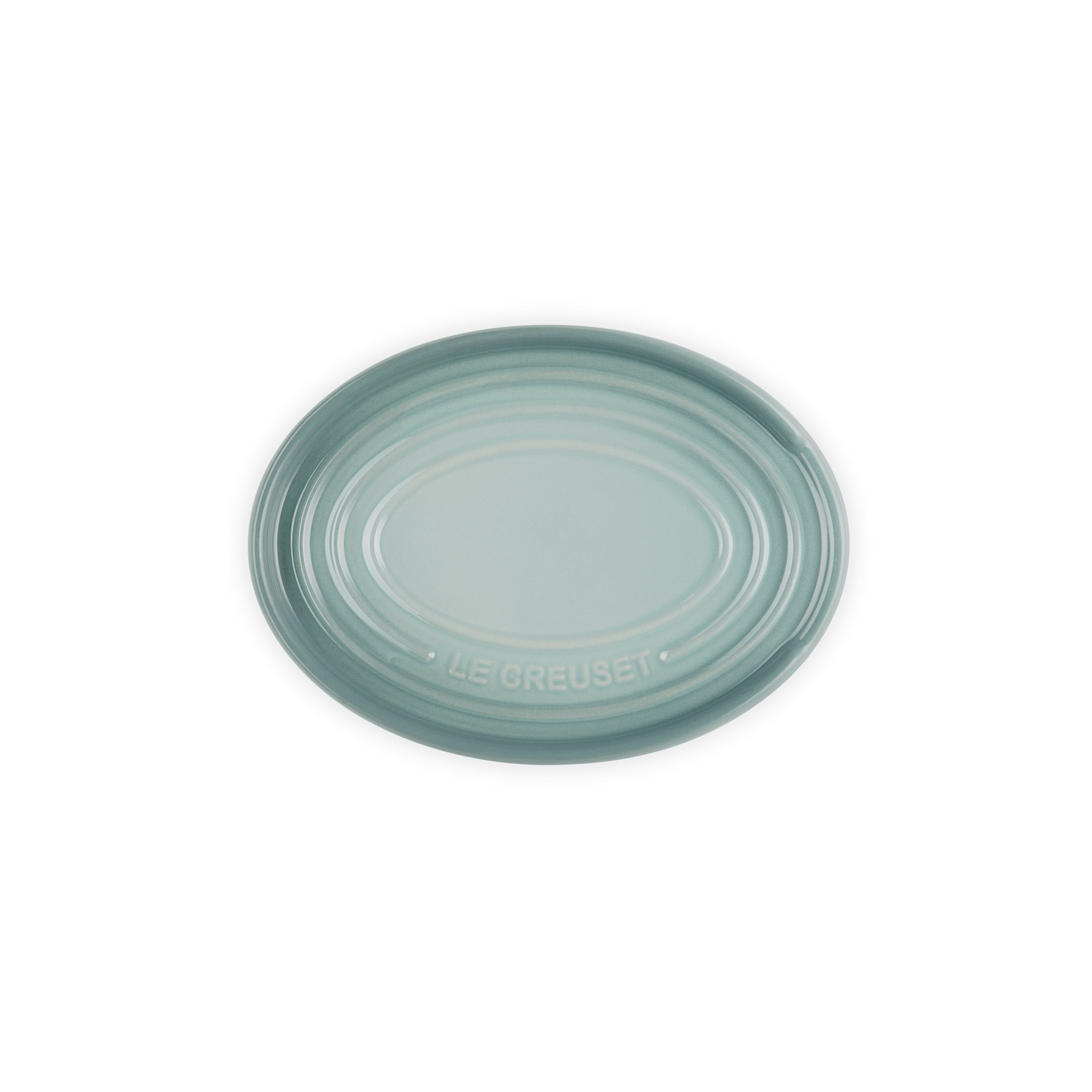 Le Creuset Stoneware Oval Spoon Rest Sea Salt