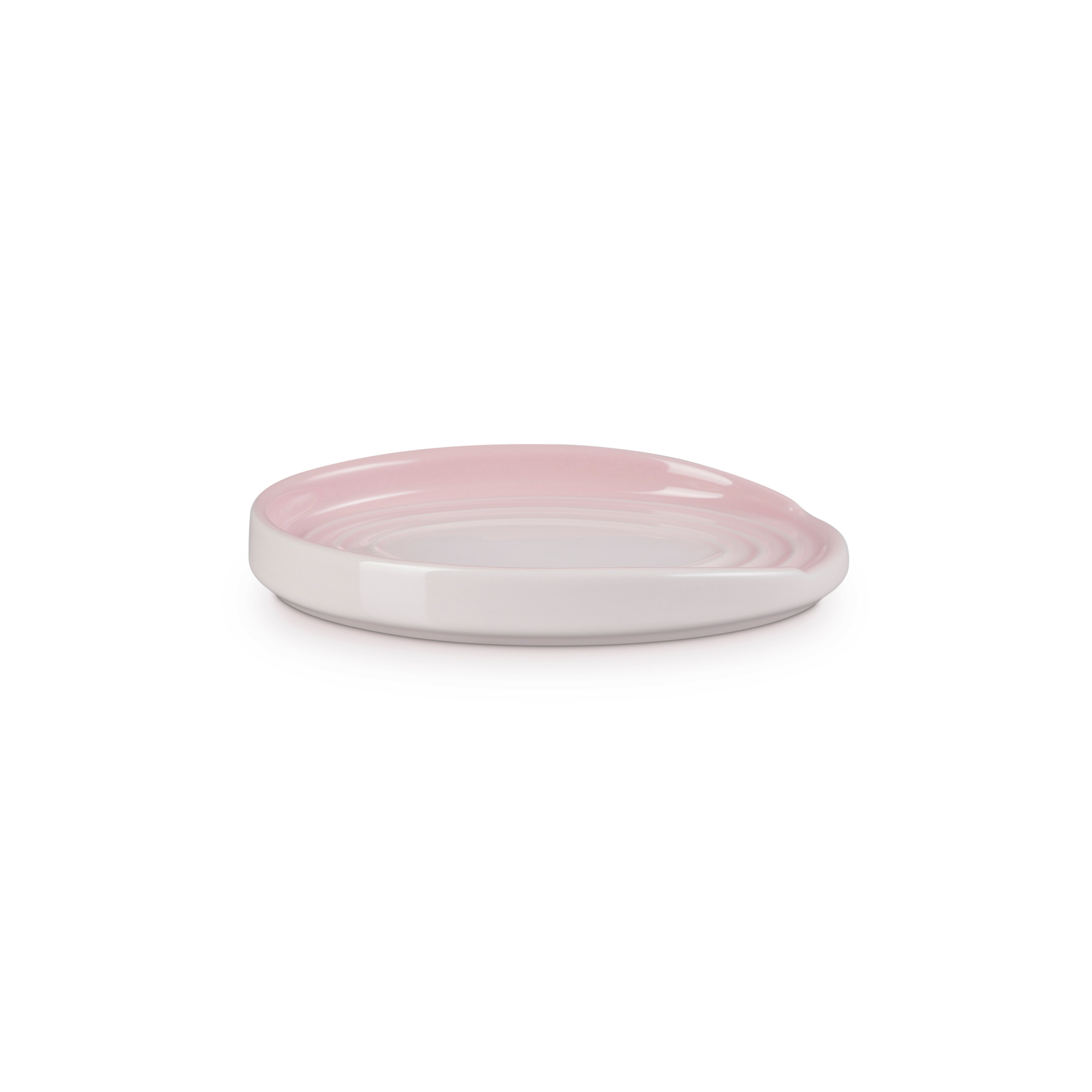 Le Creuset Stoneware Oval Spoon Rest Shell Pink