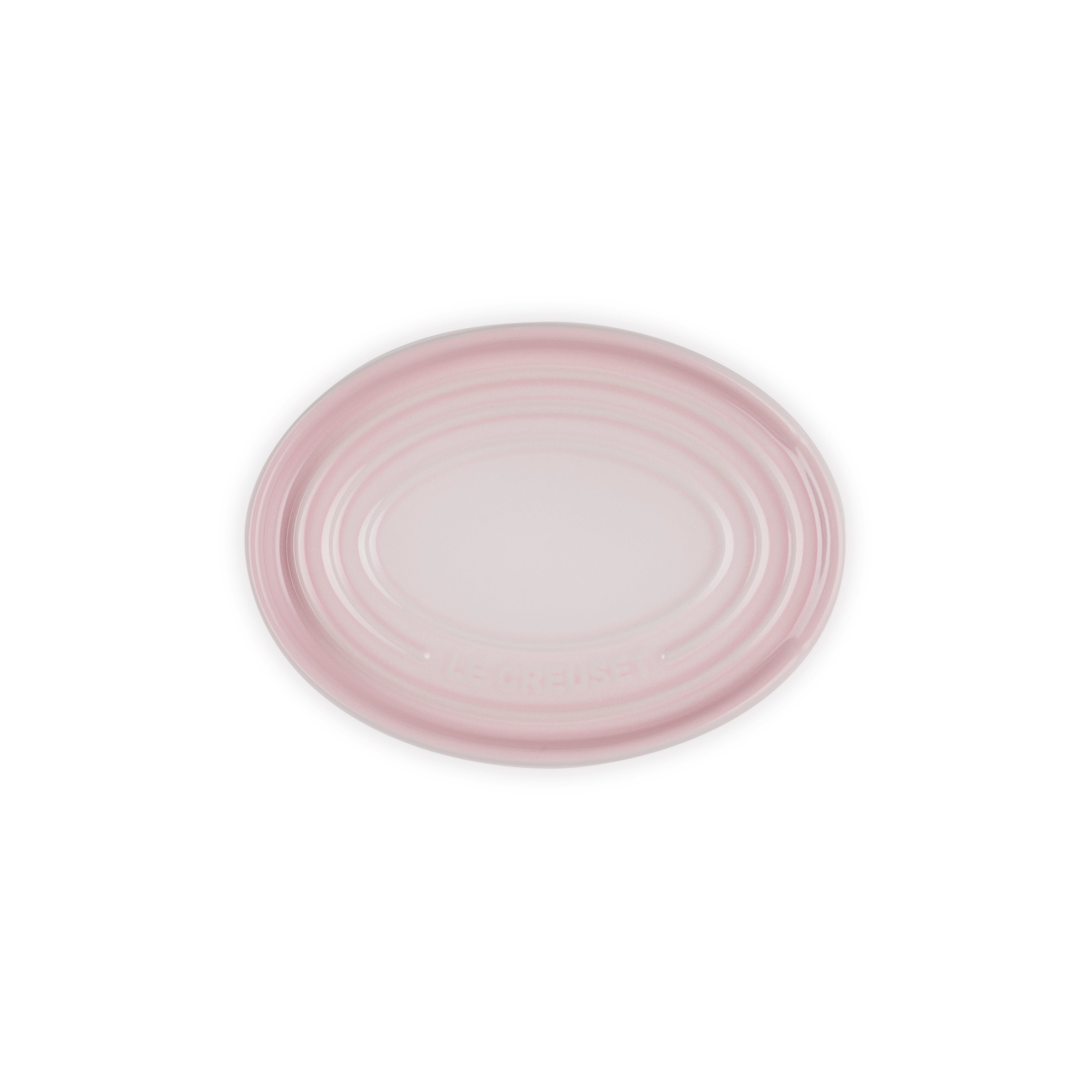 Le Creuset Stoneware Oval Spoon Rest Shell Pink